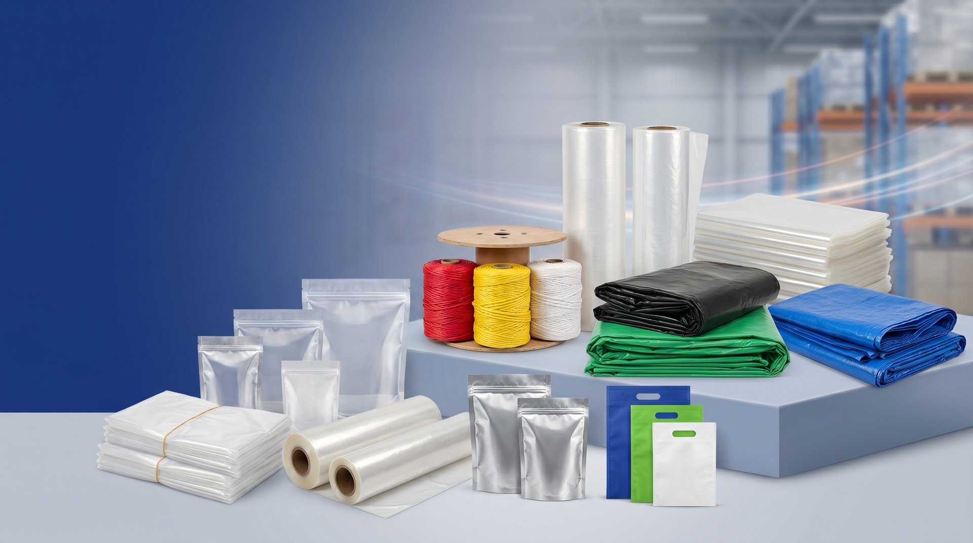 Wholesale packaging products supplier in Indore with PP bags, zip lock bags and non-woven bags banner image