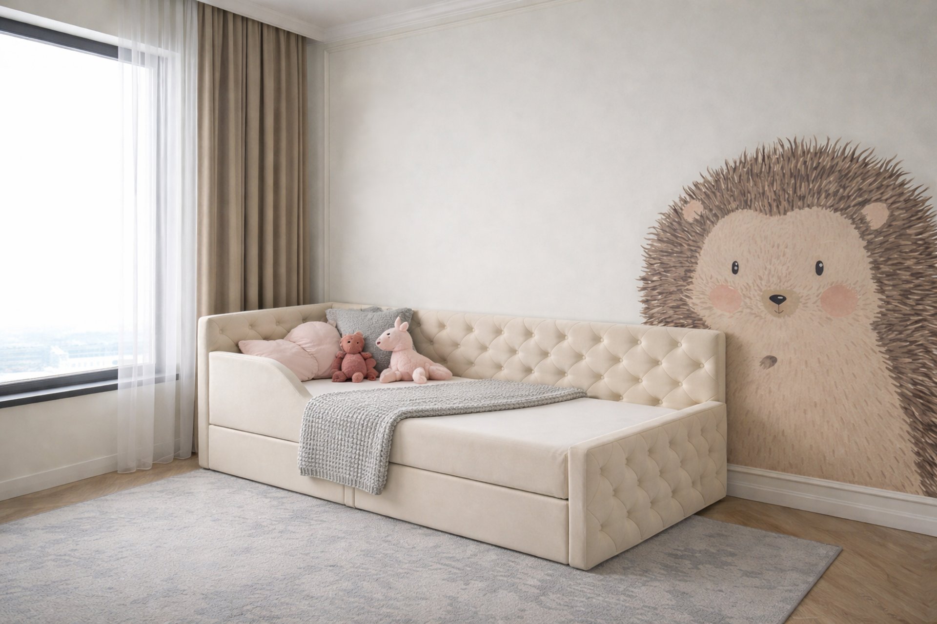 black and white bed linen