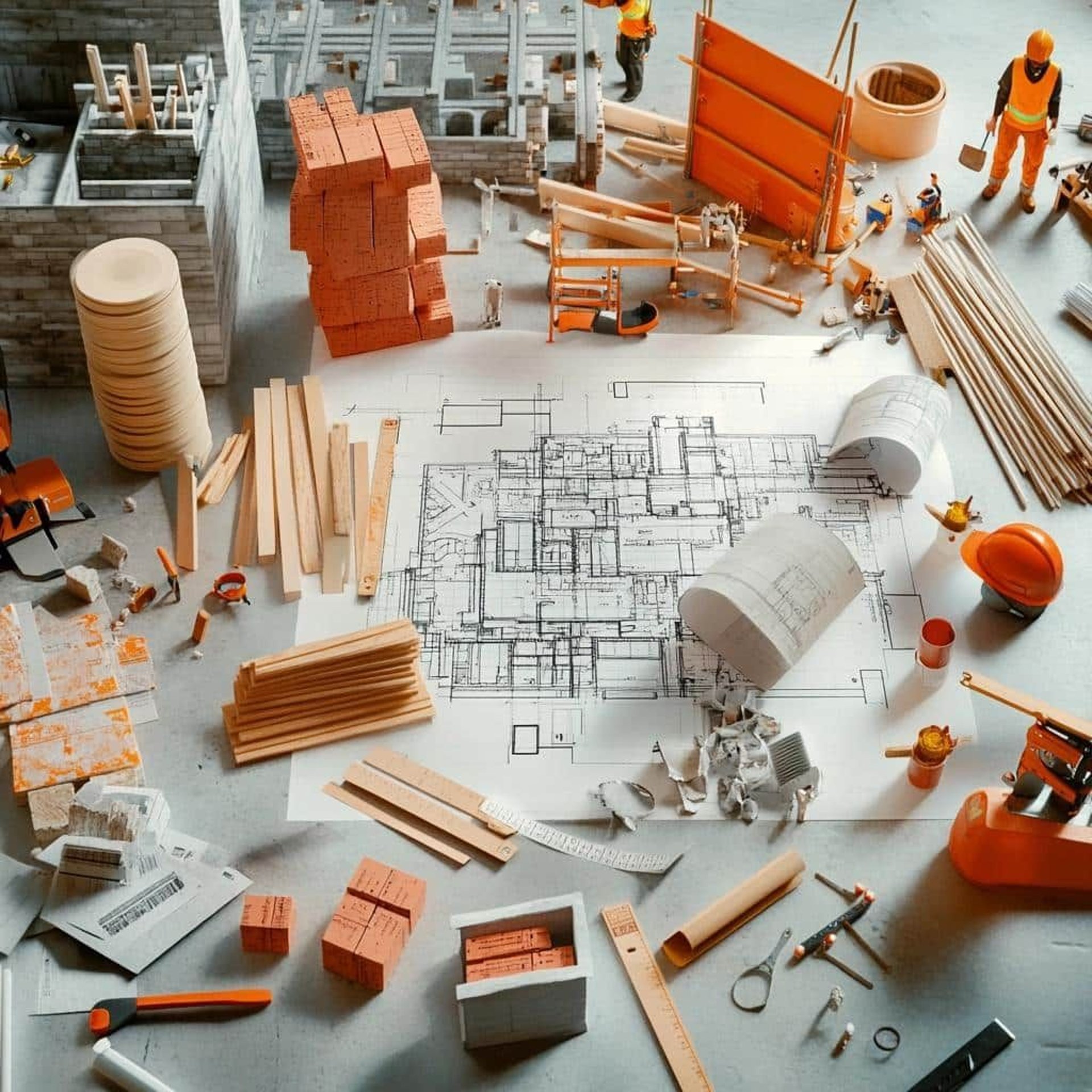 an abstract photo of a curved building with a blue sky in the background