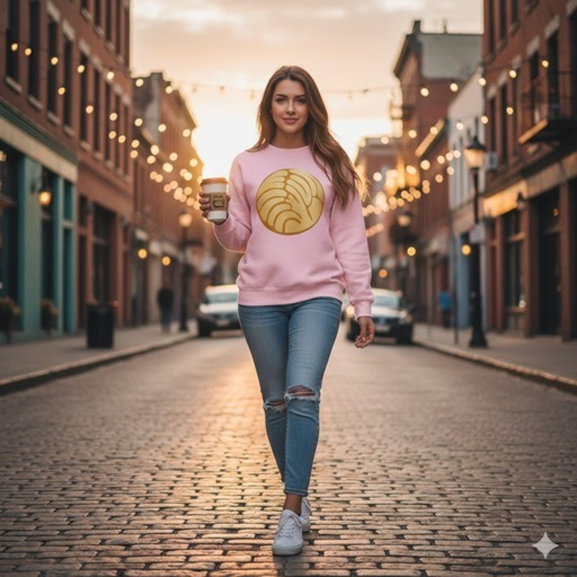 Foto con sudadera con diseño personalizado