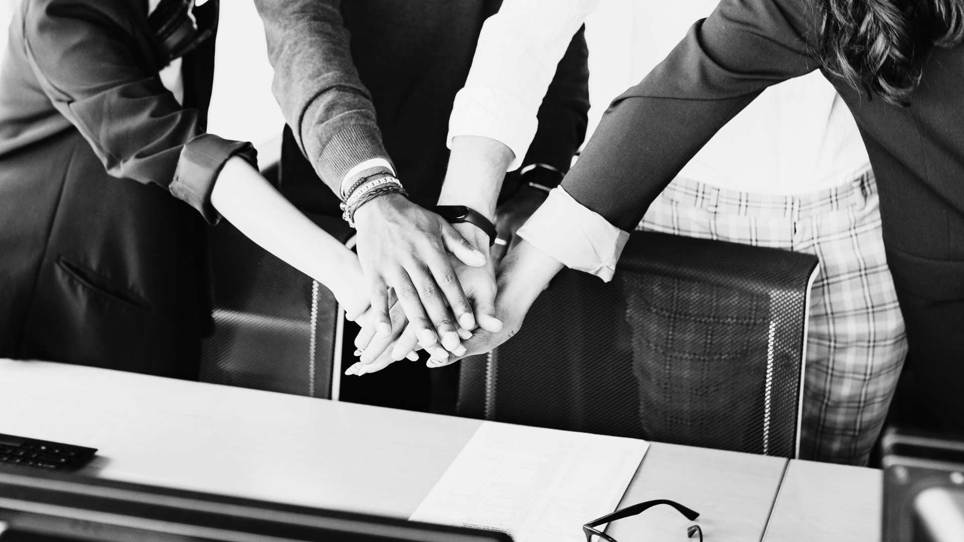 an abstract photo of a curved building with a blue sky in the background