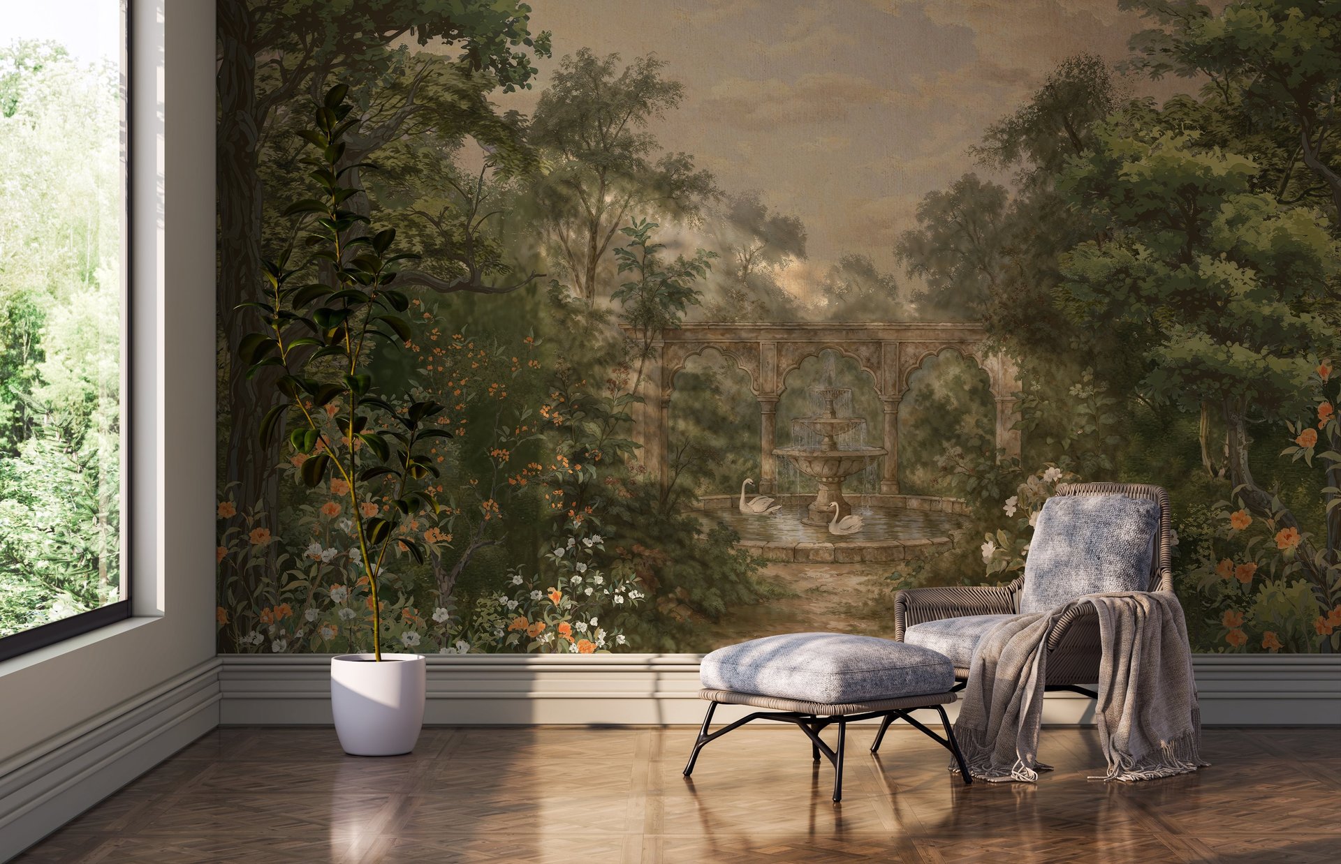 black and white bed linen