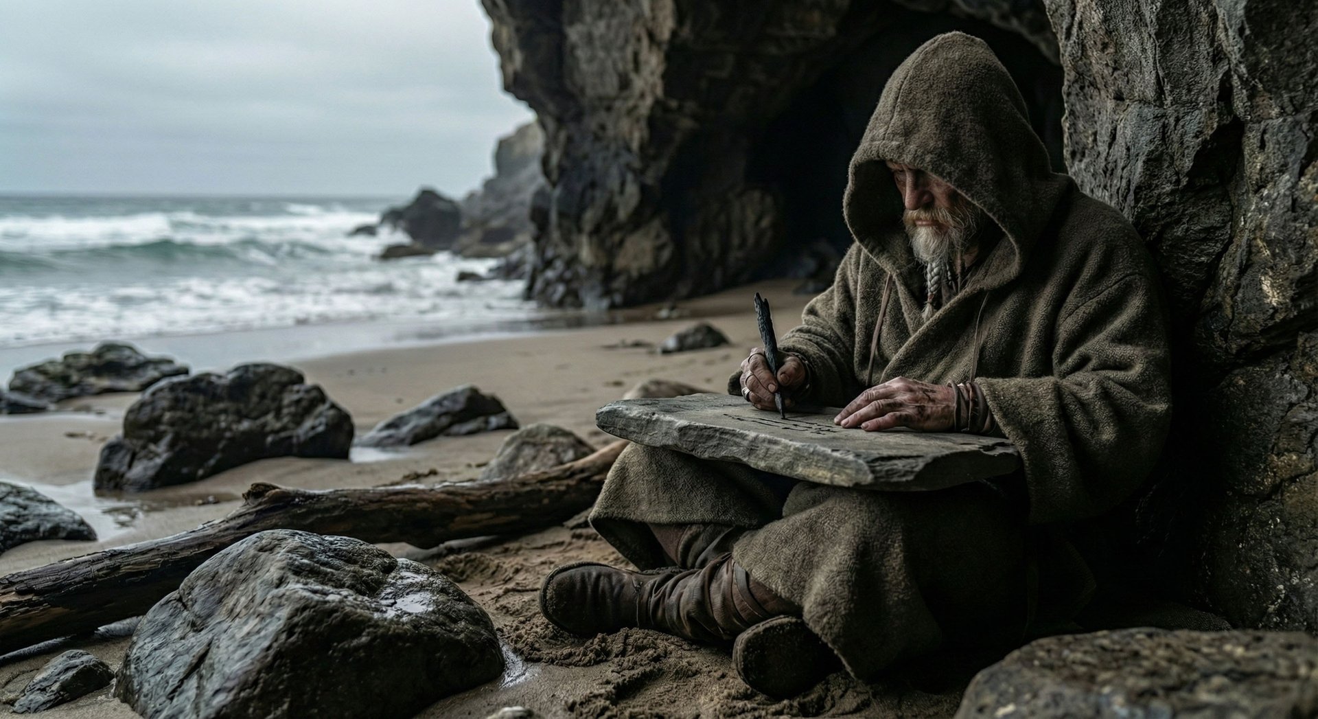 an abstract photo of a curved building with a blue sky in the background