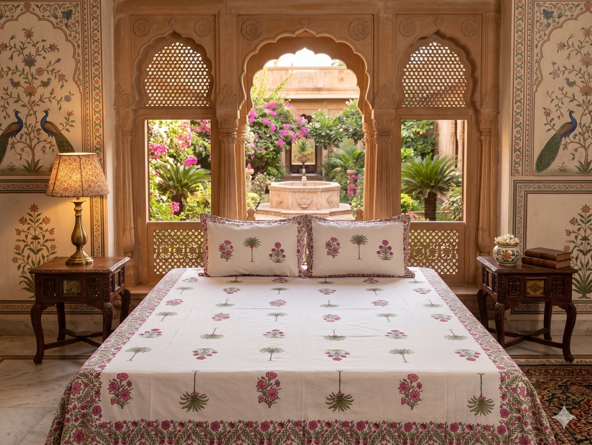 black and white bed linen