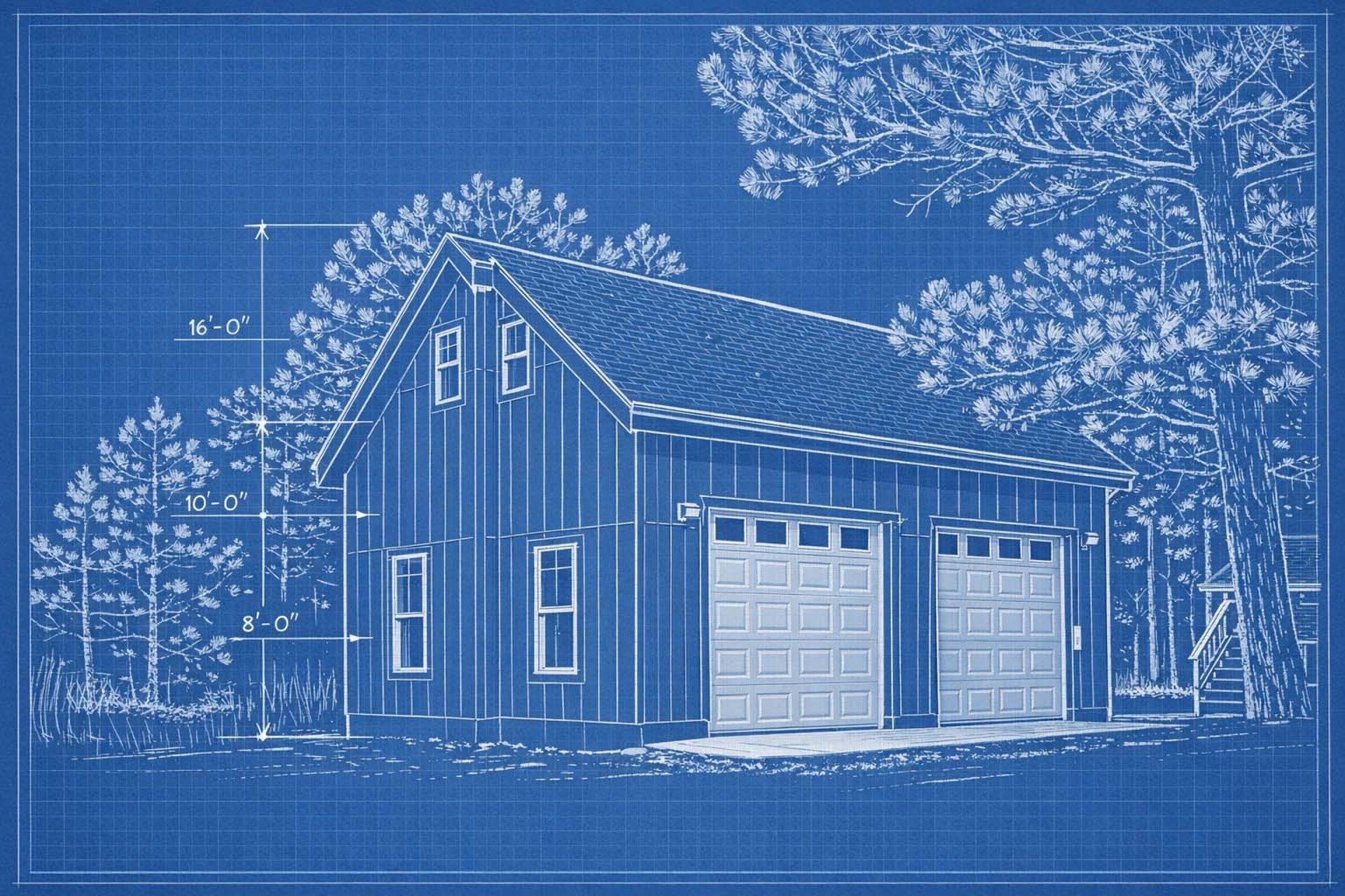 A plan of a building with a circular floor plan