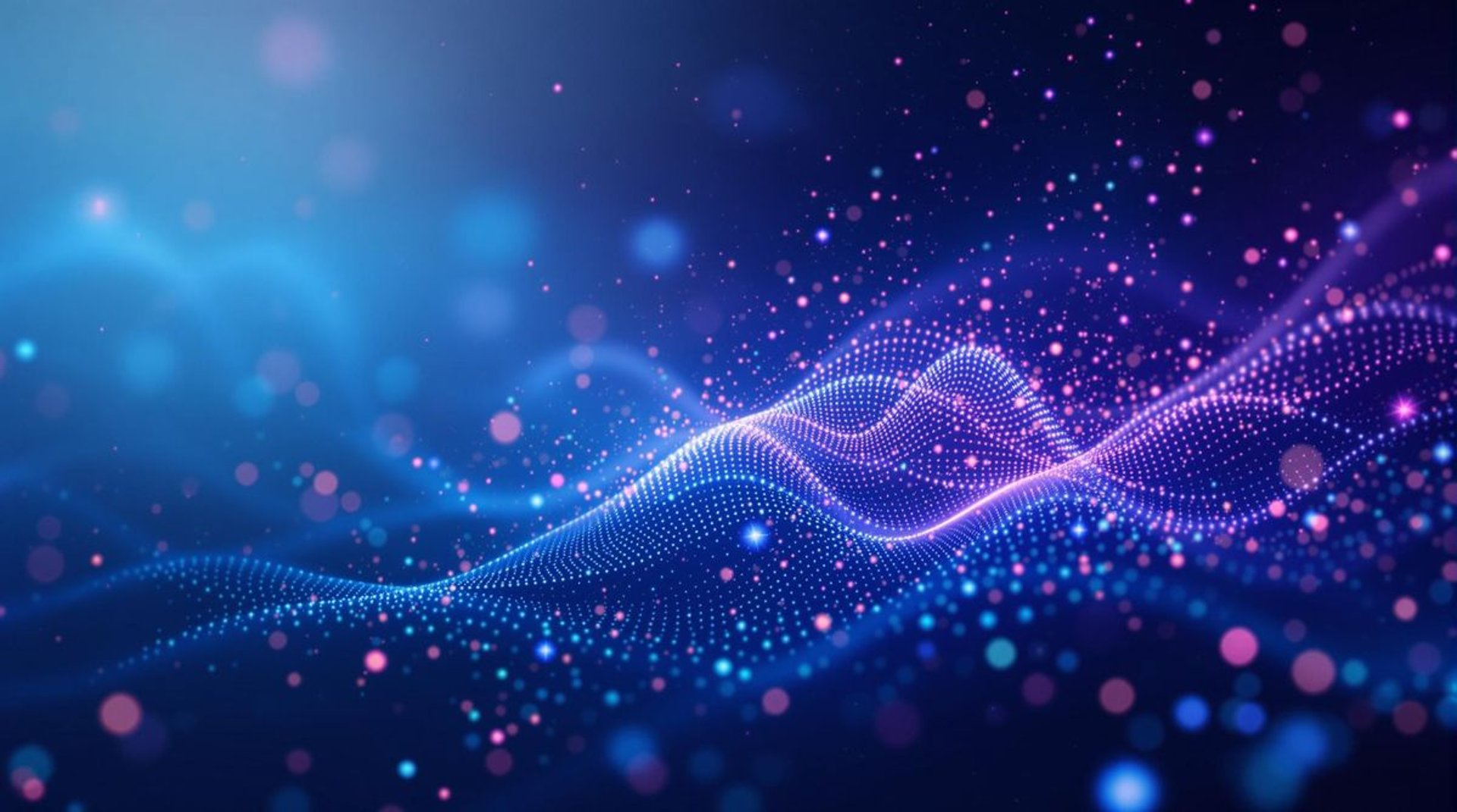 an abstract blue background with wavy lines