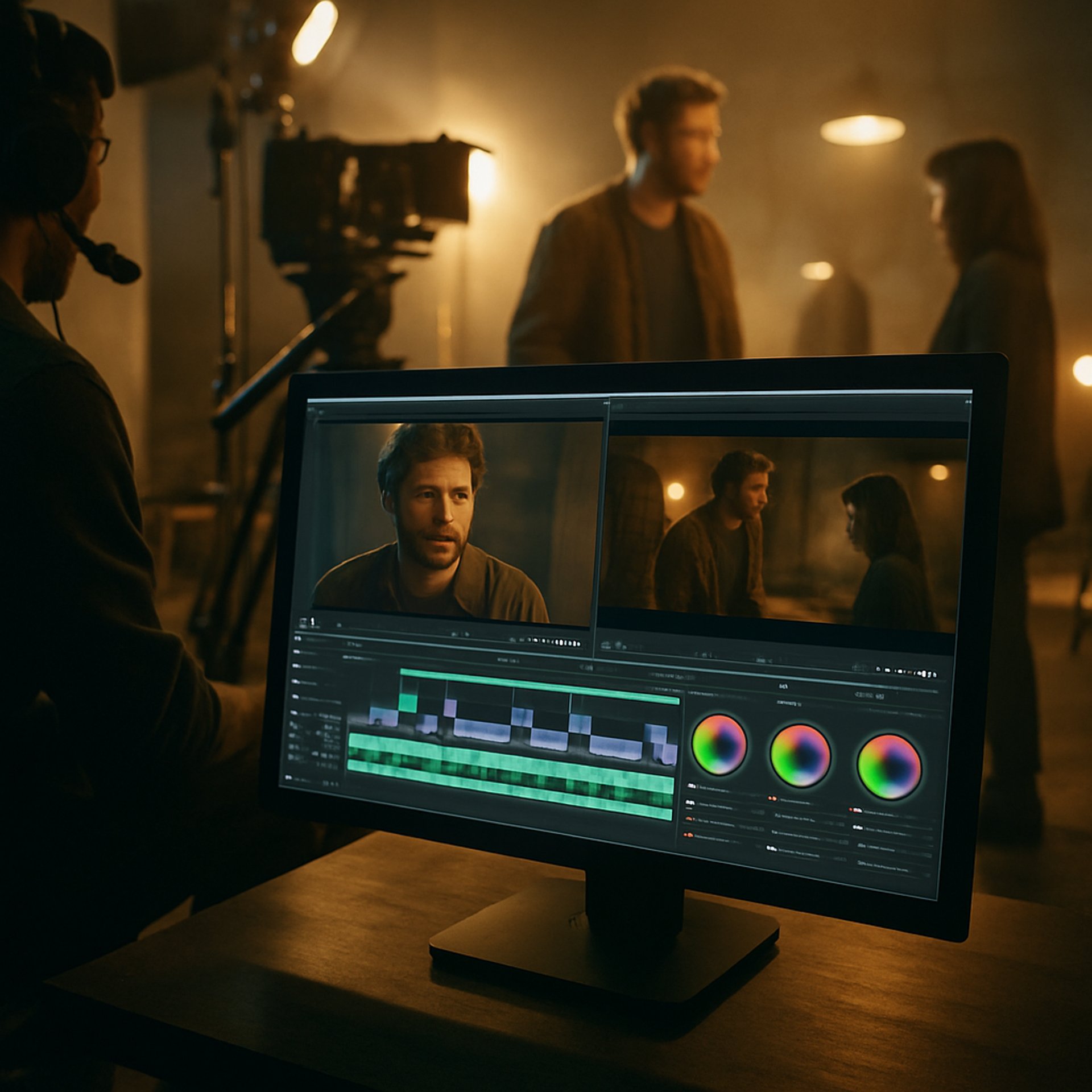 gray computer monitor