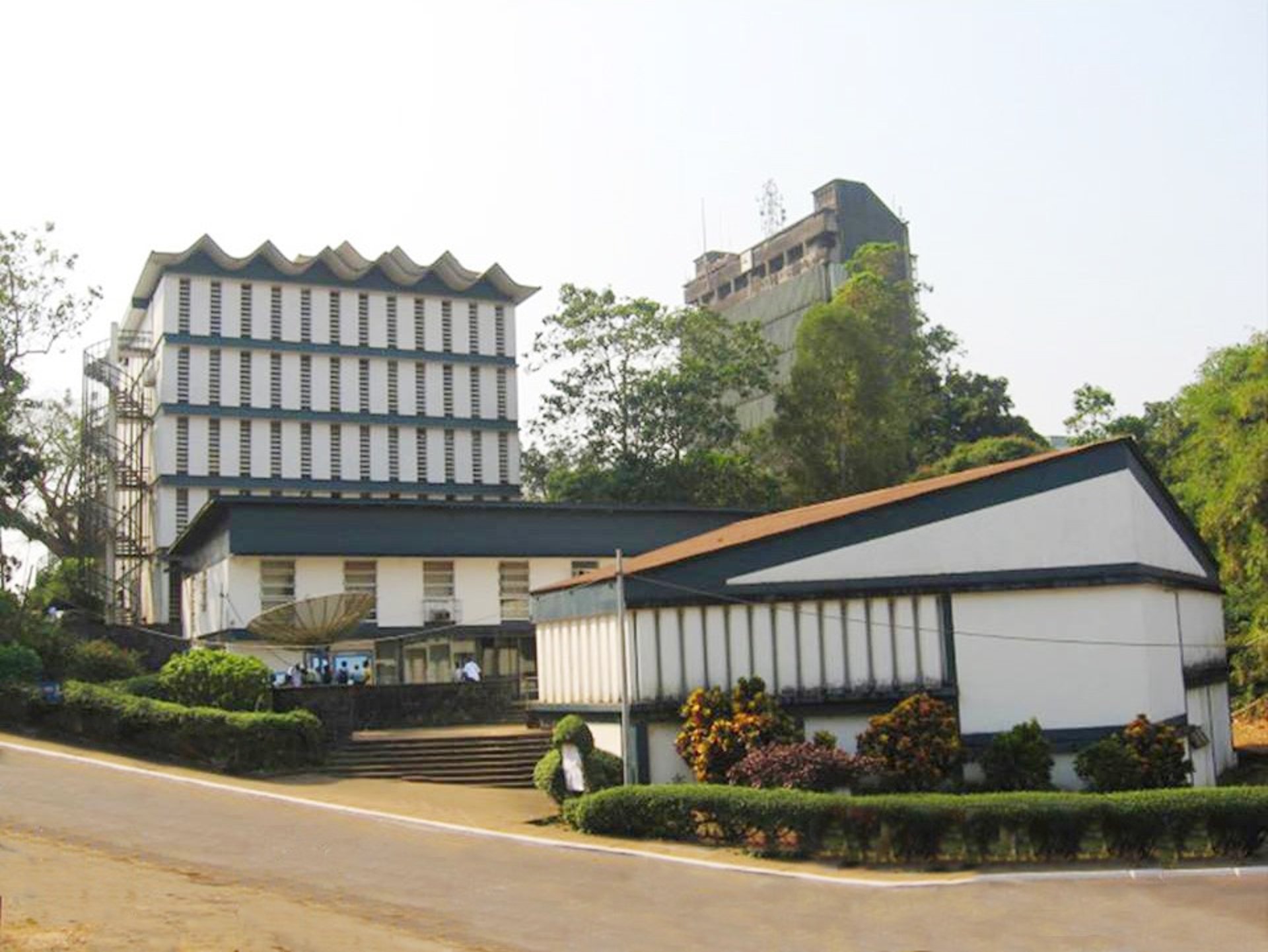 black and brown leather padded tub sofa