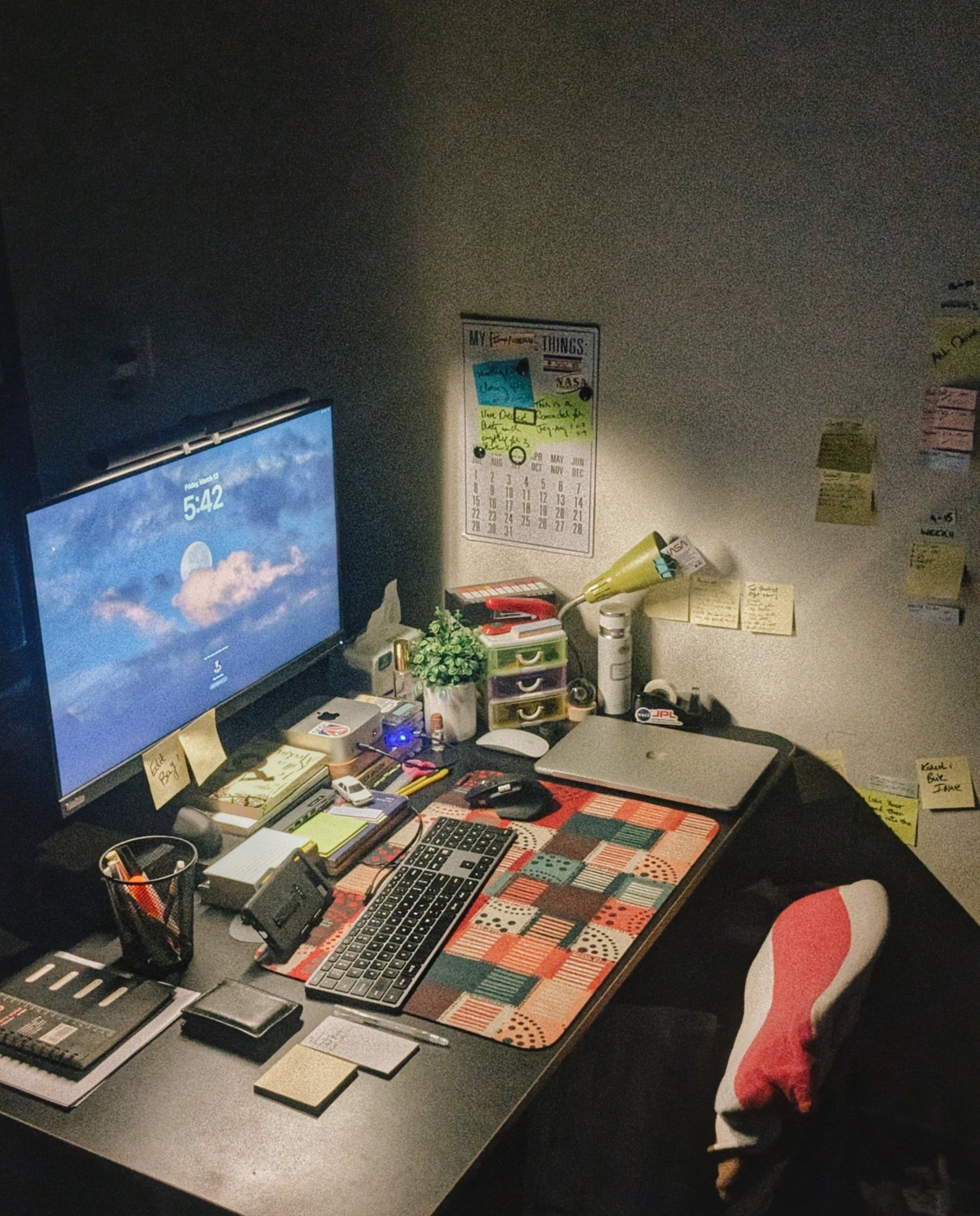 black iMac, Apple Magic Keyboard, and Apple Magic Mouse