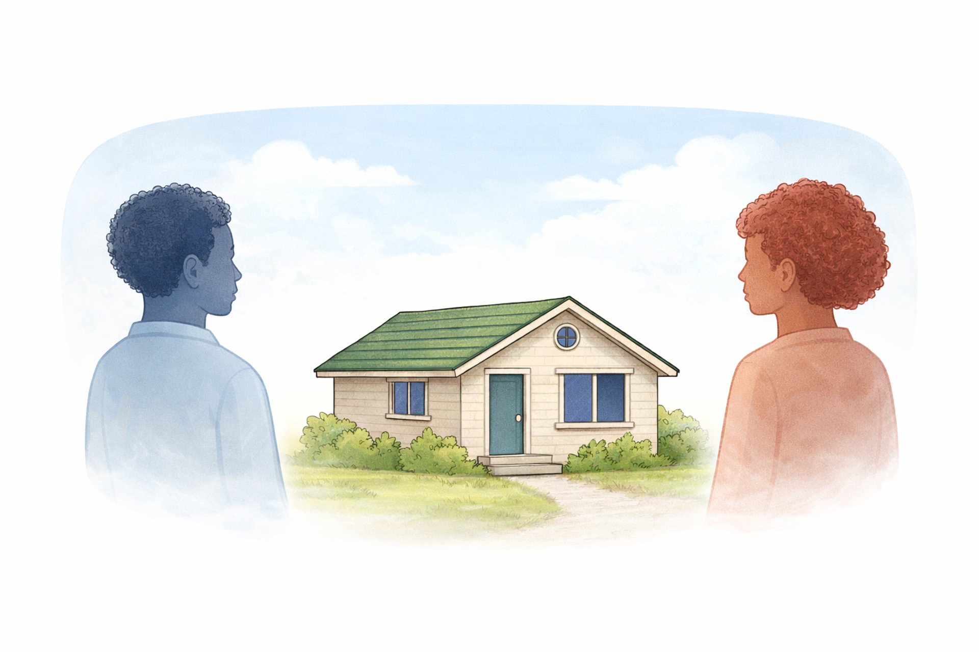 an abstract photo of a curved building with a blue sky in the background