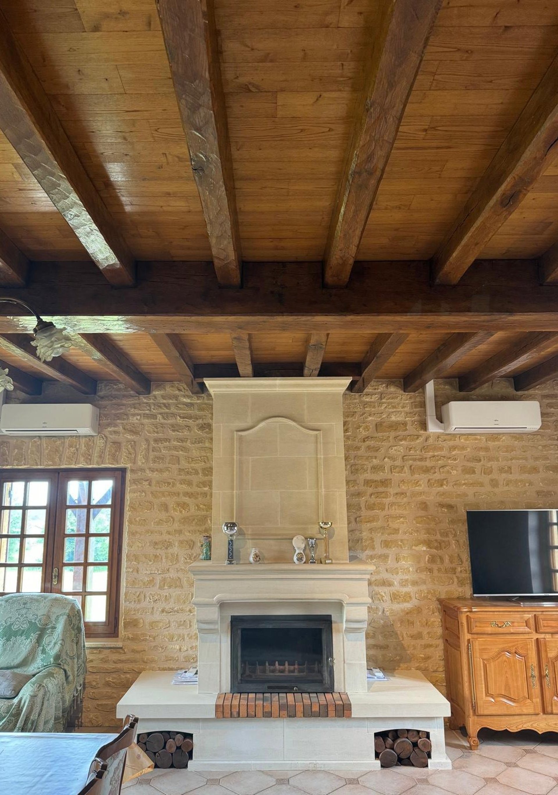 blue sky with white clouds