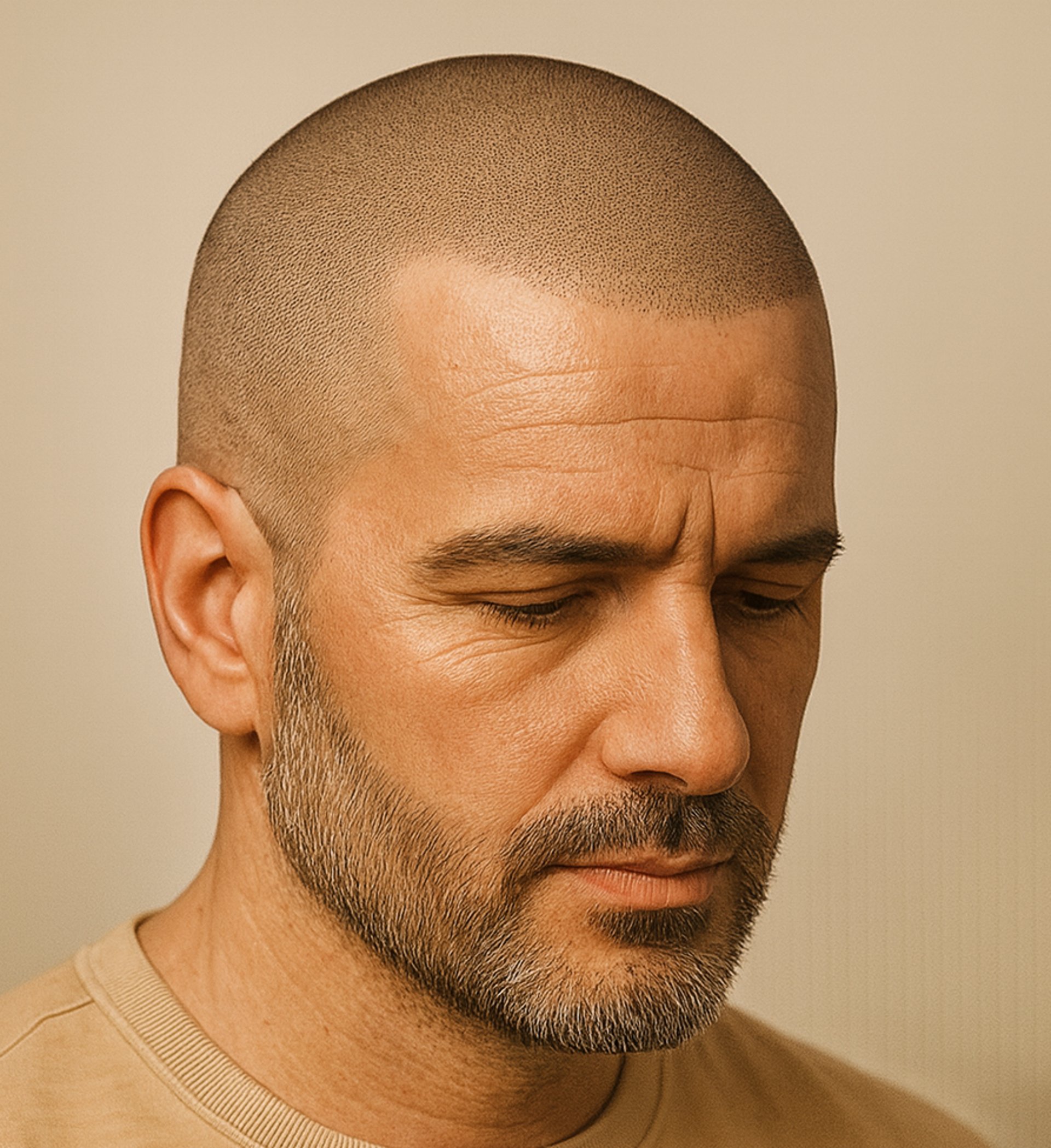 man in black crew neck shirt