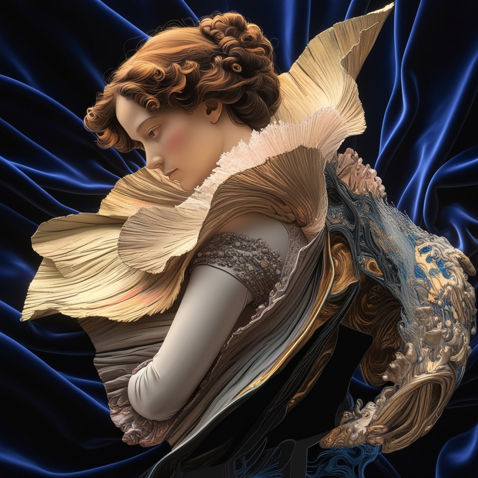 black blue and yellow textile