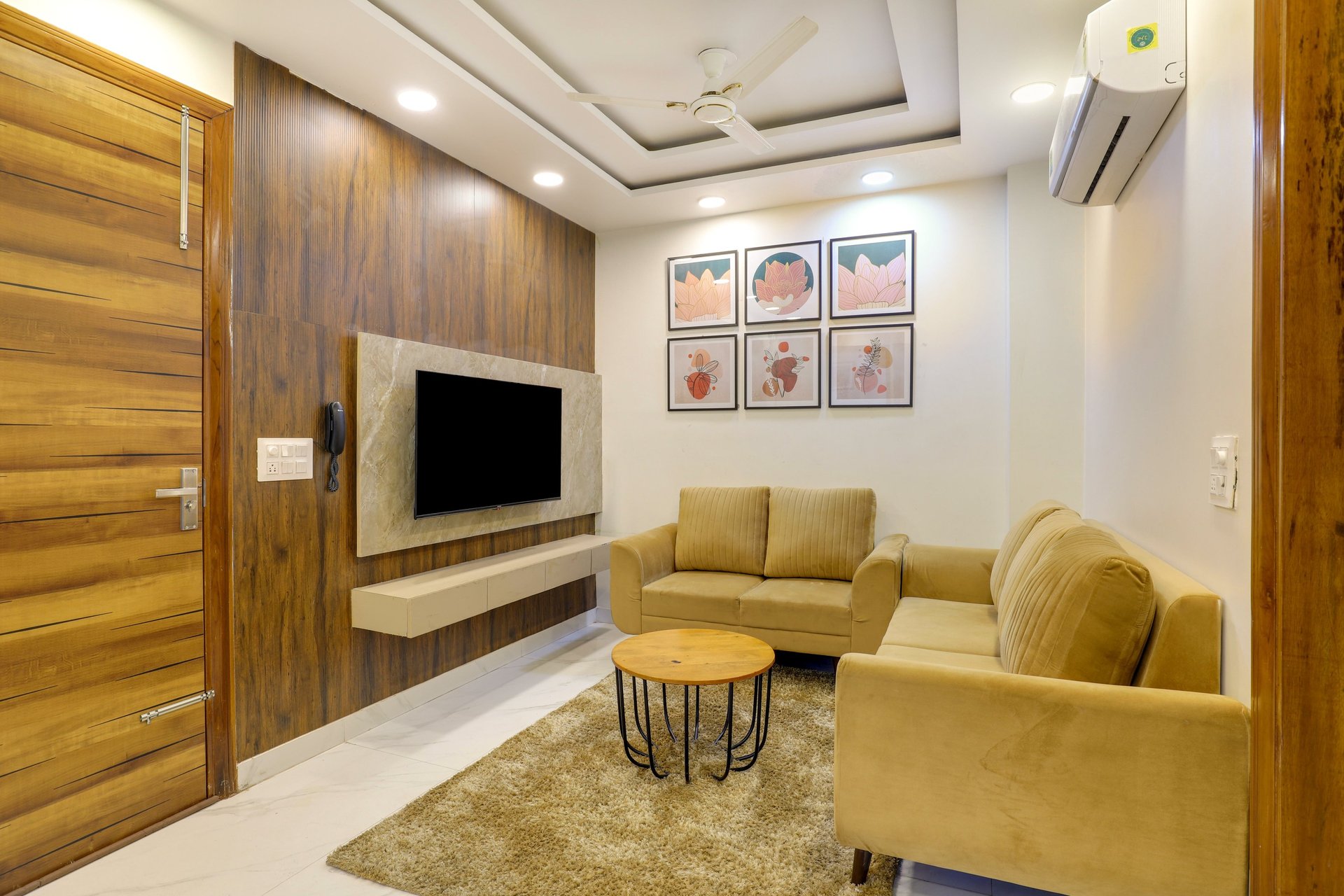 woman wearing yellow long-sleeved dress under white clouds and blue sky during daytime