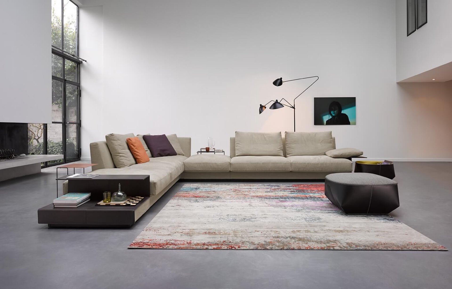 black blue and yellow textile