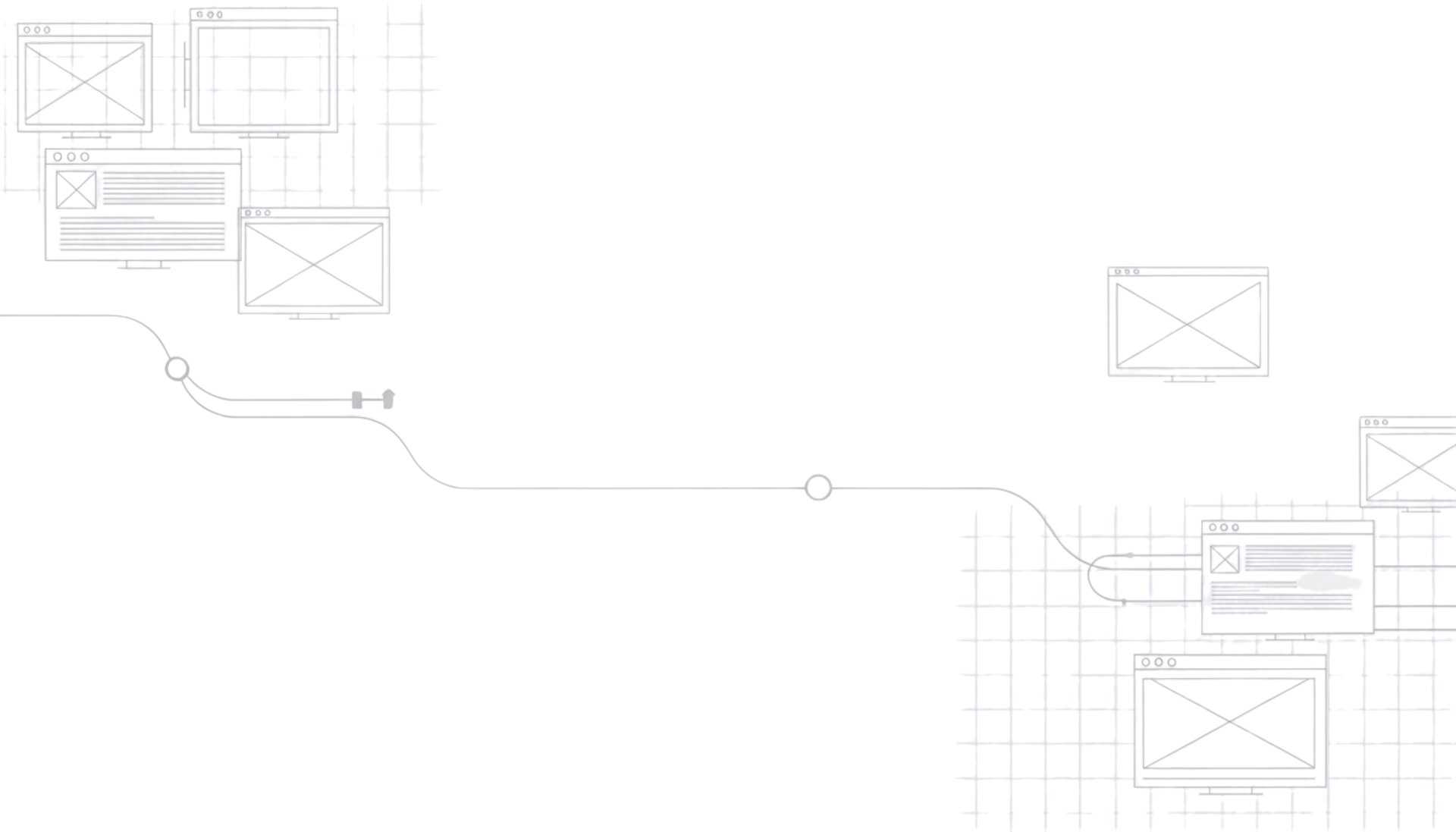 an abstract photo of a curved building with a blue sky in the background