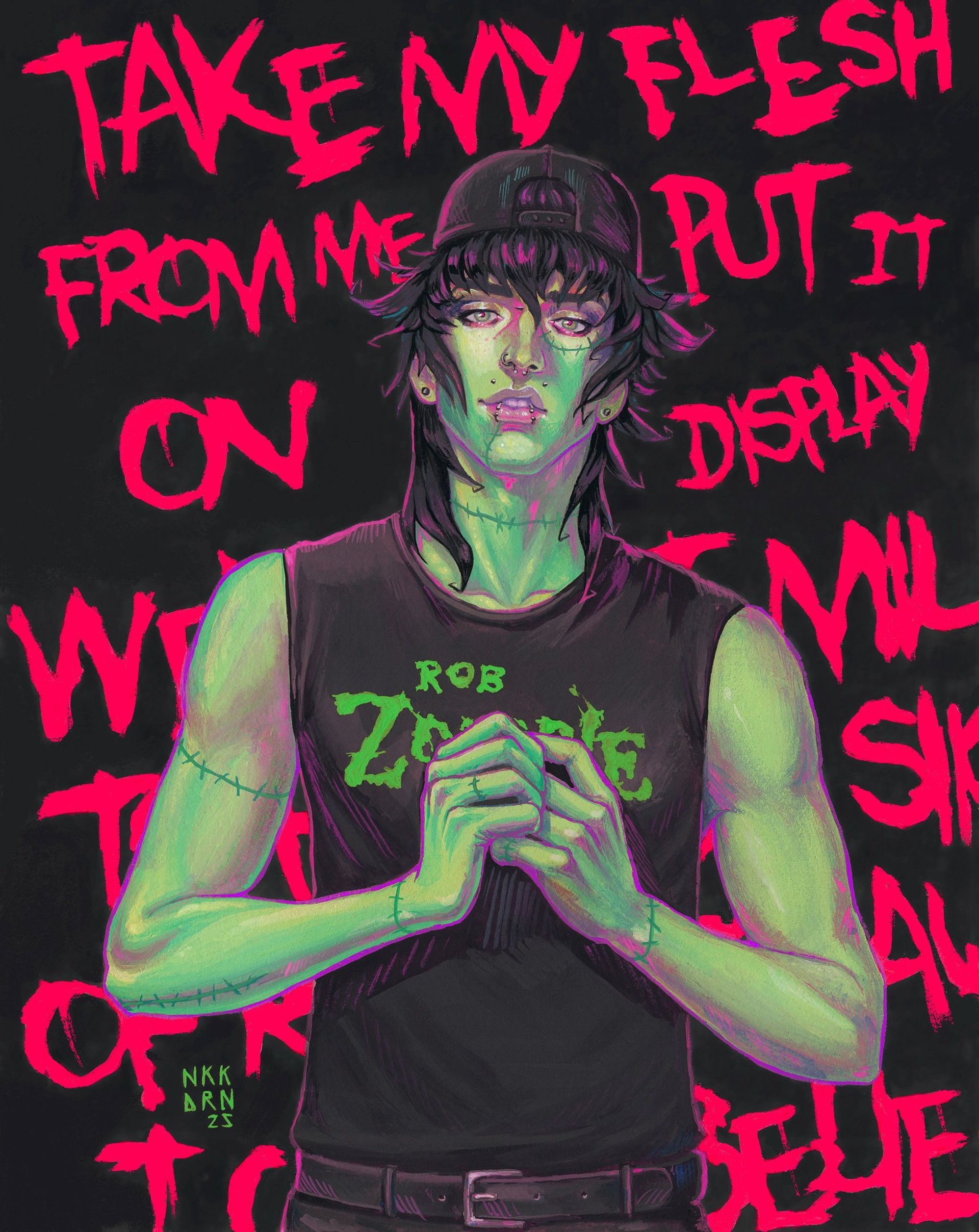 an abstract photo of a curved building with a blue sky in the background