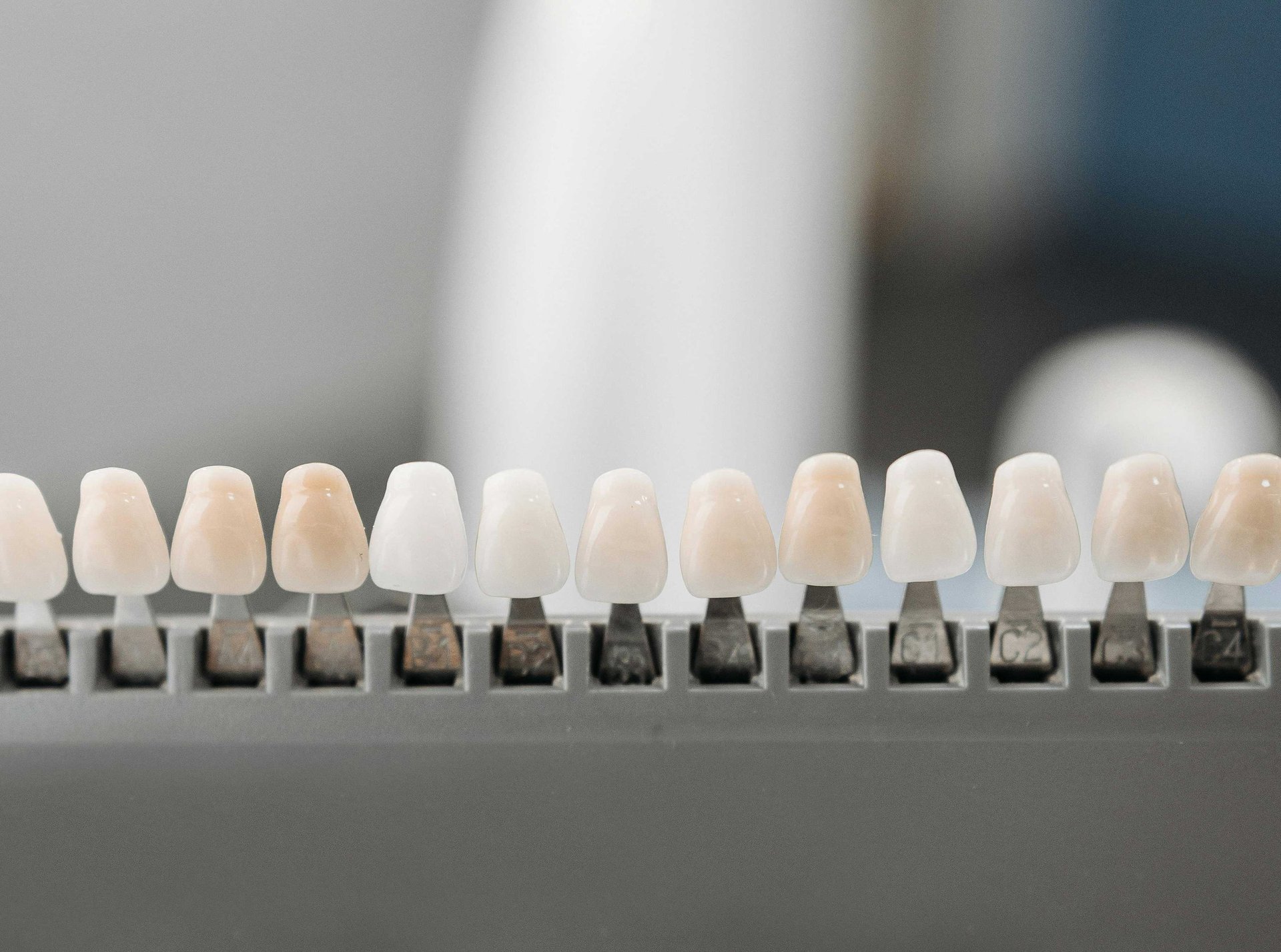 Muestras de dientes para protesis