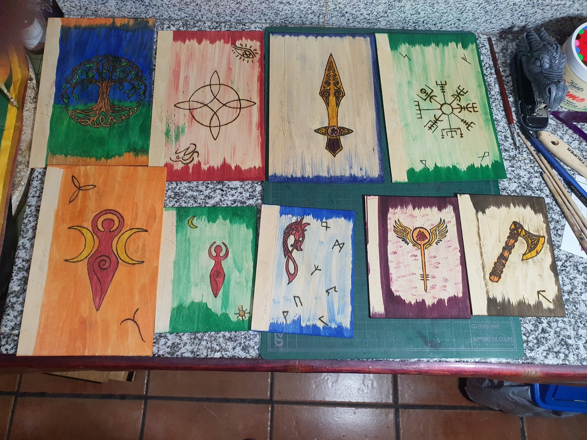 person wearing grey knit sweater