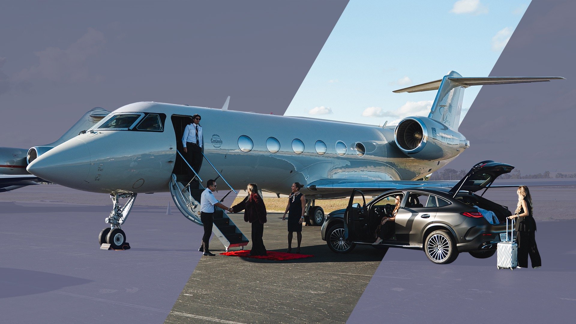 an abstract photo of a curved building with a blue sky in the background