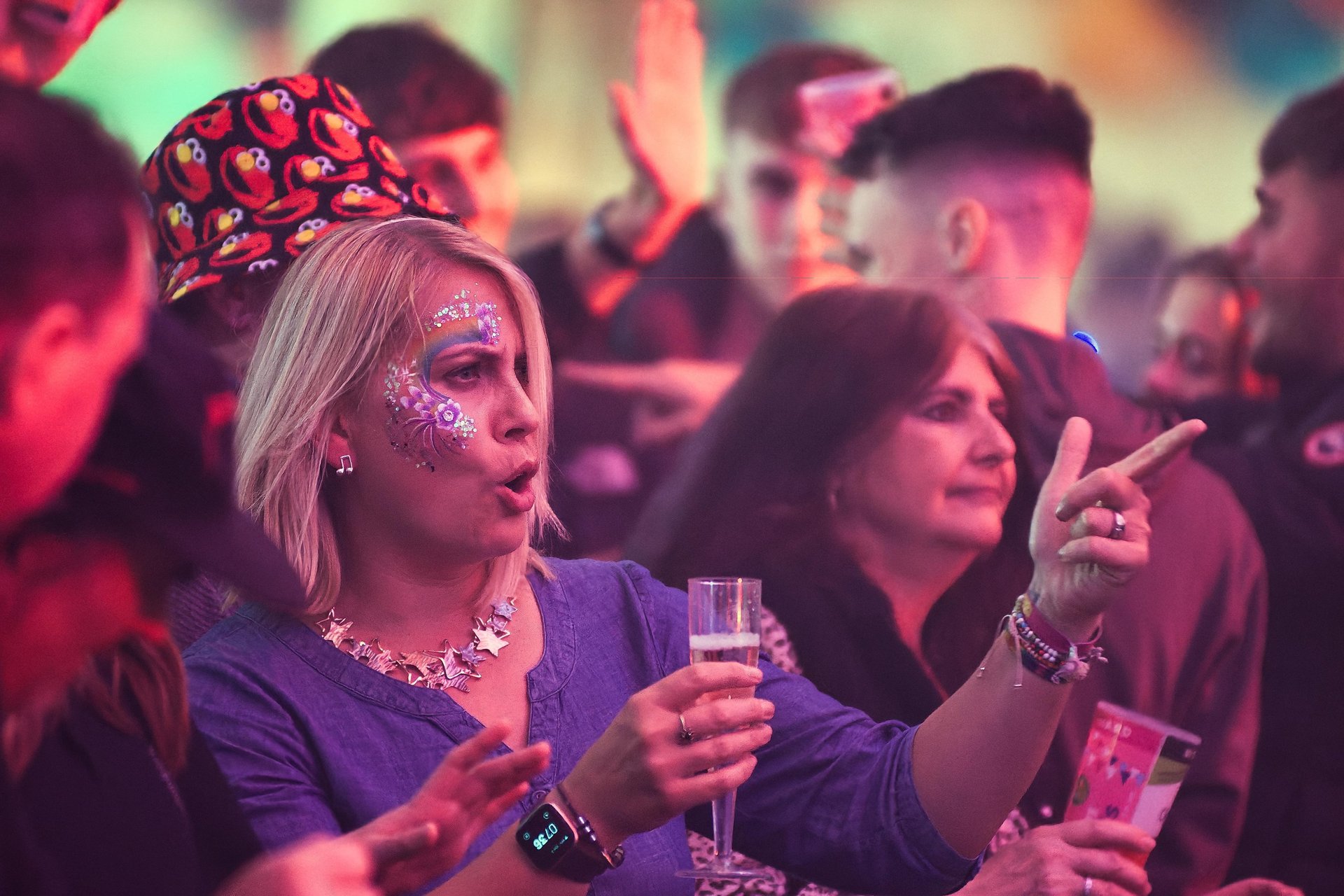 A crowd shot at Shrewsbury Oktoberfest 2023
