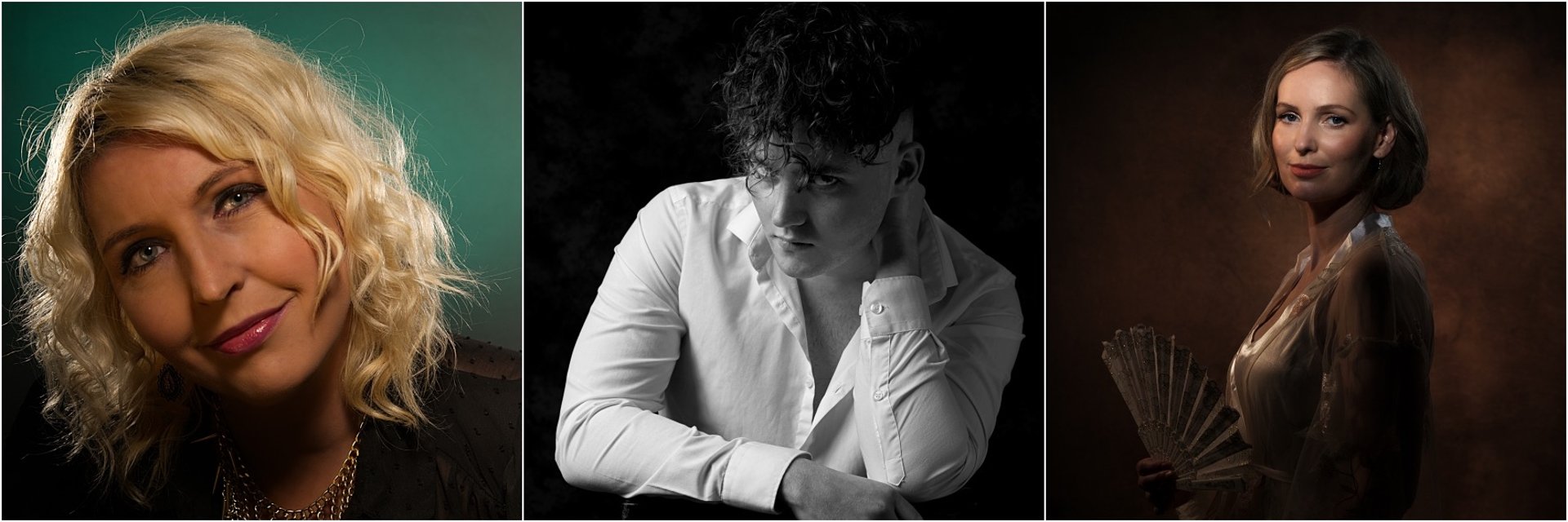 Claire, Louis and Sarah portrait shoot taking in my studio