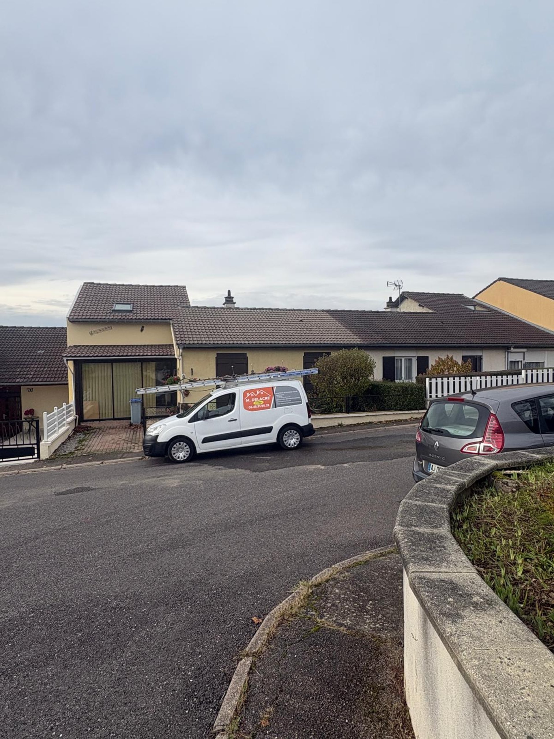 A man on a roof working on a roof
