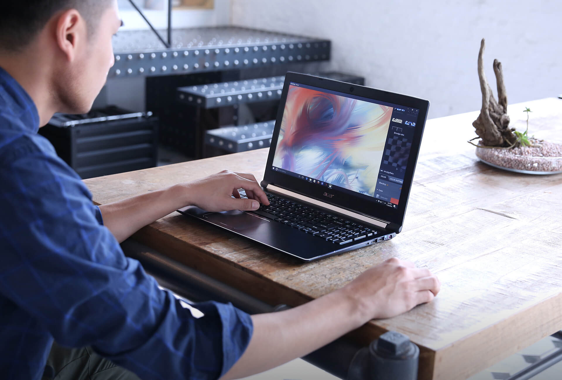 black and brown leather padded tub sofa