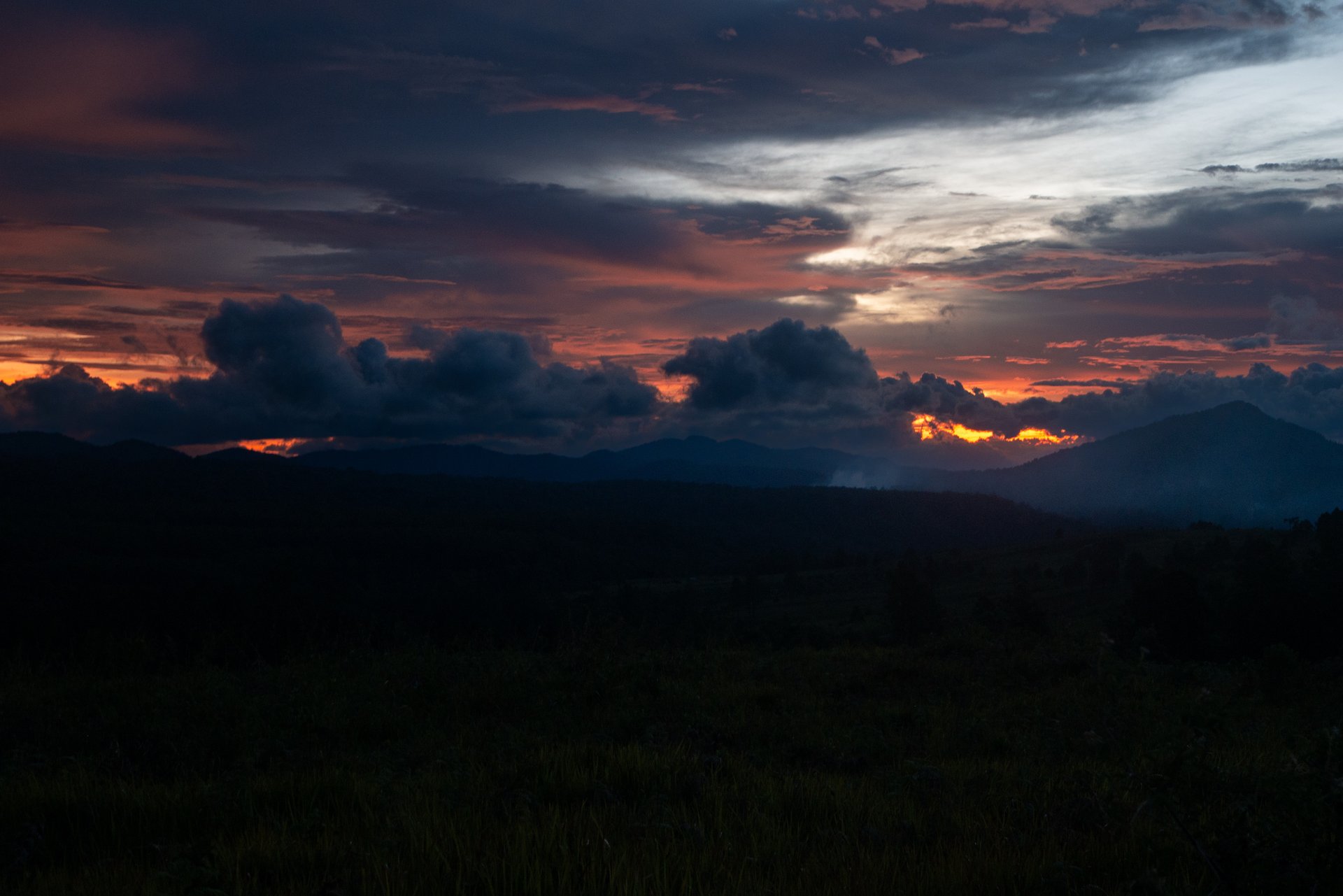 an abstract photo of a curved building with a blue sky in the background