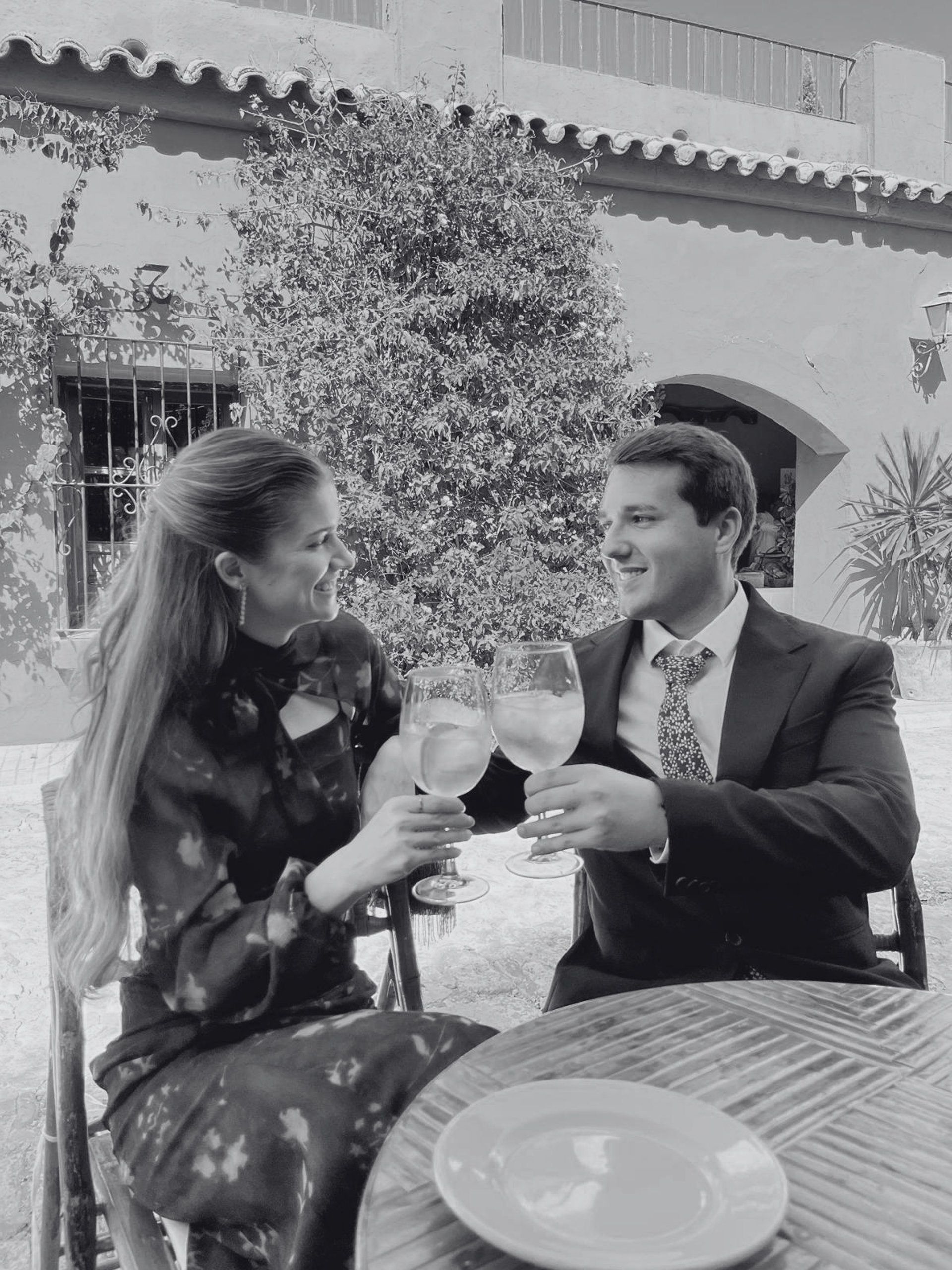 couple wearing silver-colored rings