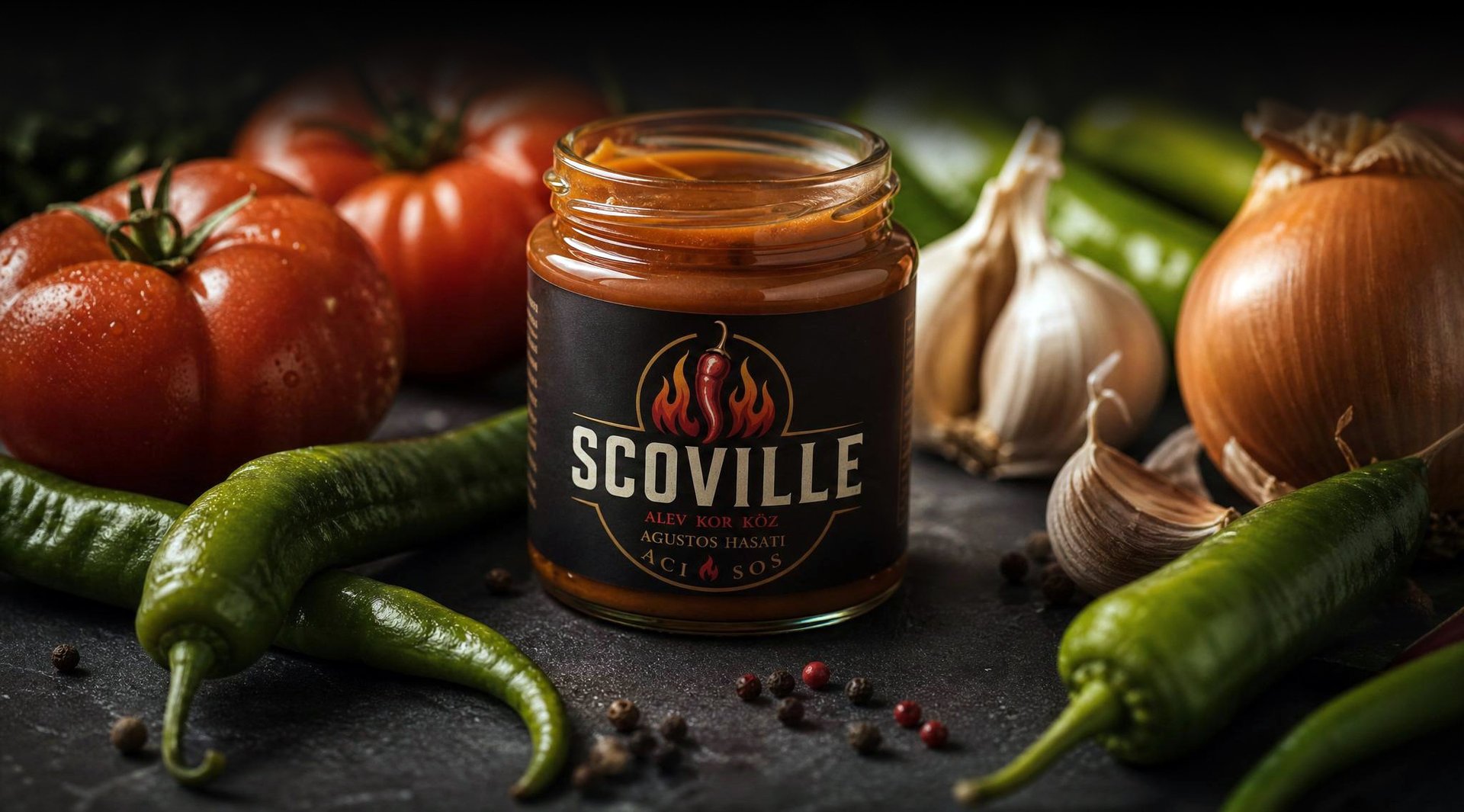 scoville acı sos ayaş domatesi ve samandağ biberinin muhteşem uyumu