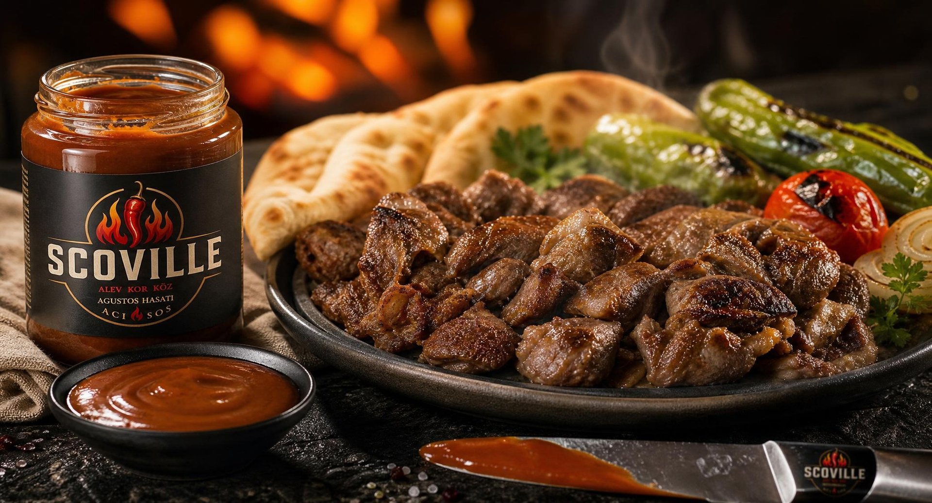 Scoville Acı Sos İle Kavurma 