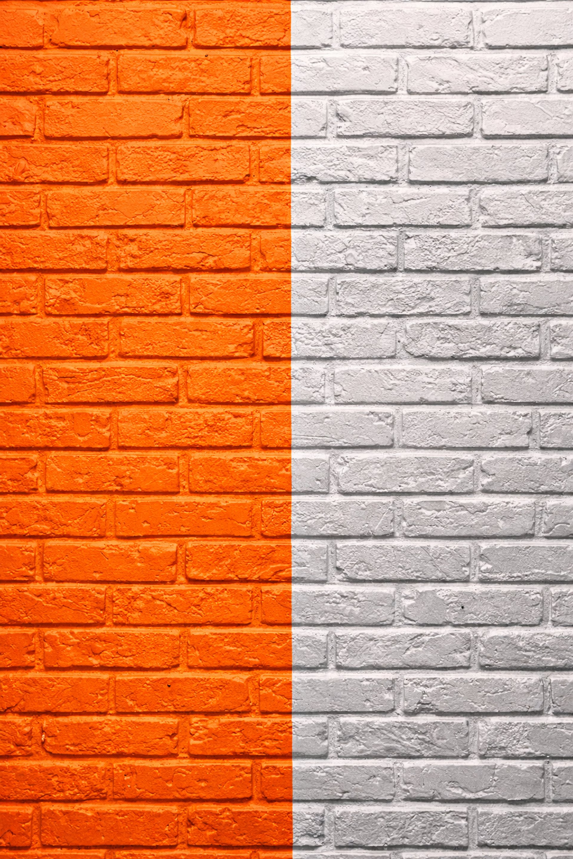 blue and white painted wall