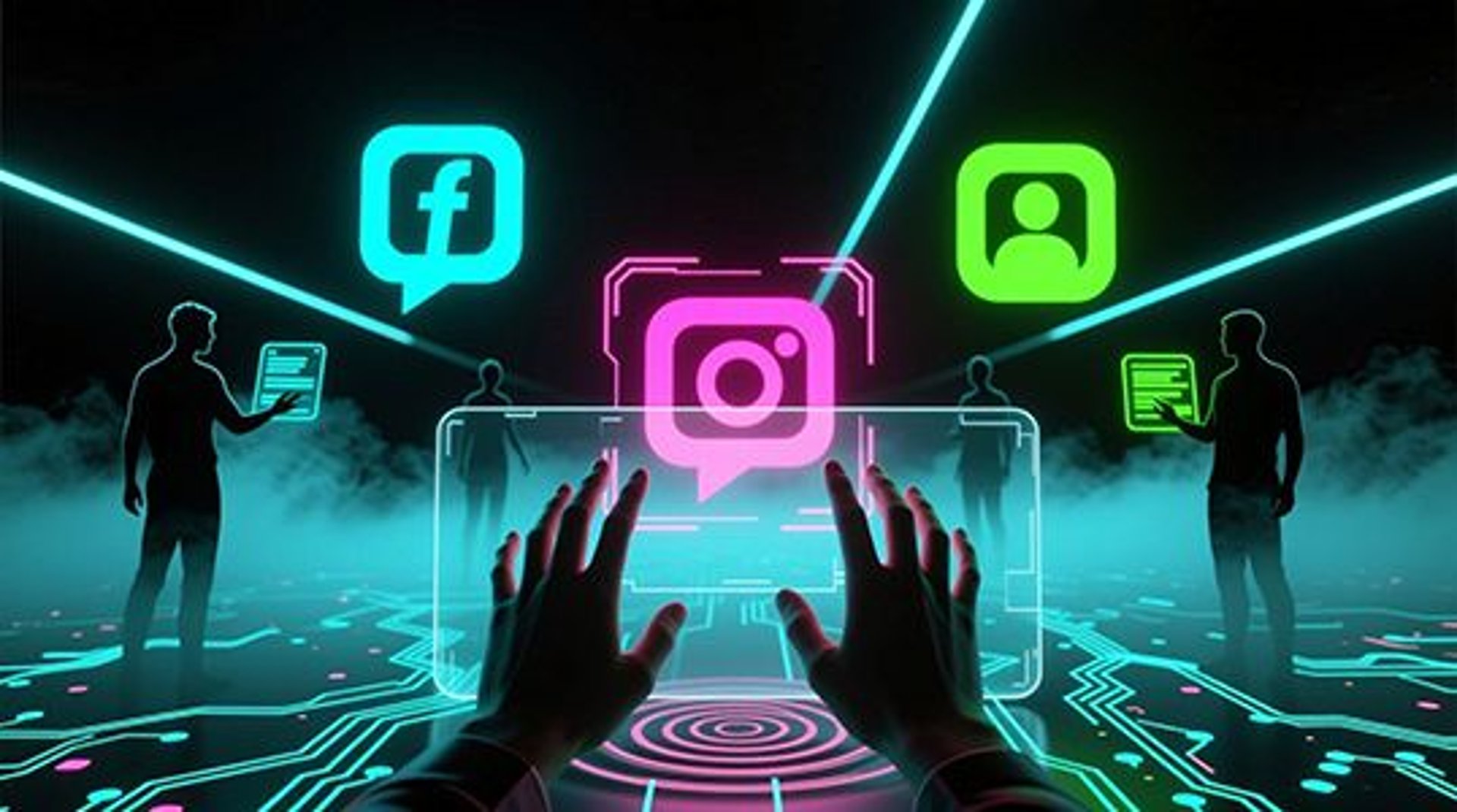 Person looking at a laptop screen with presentation slides.