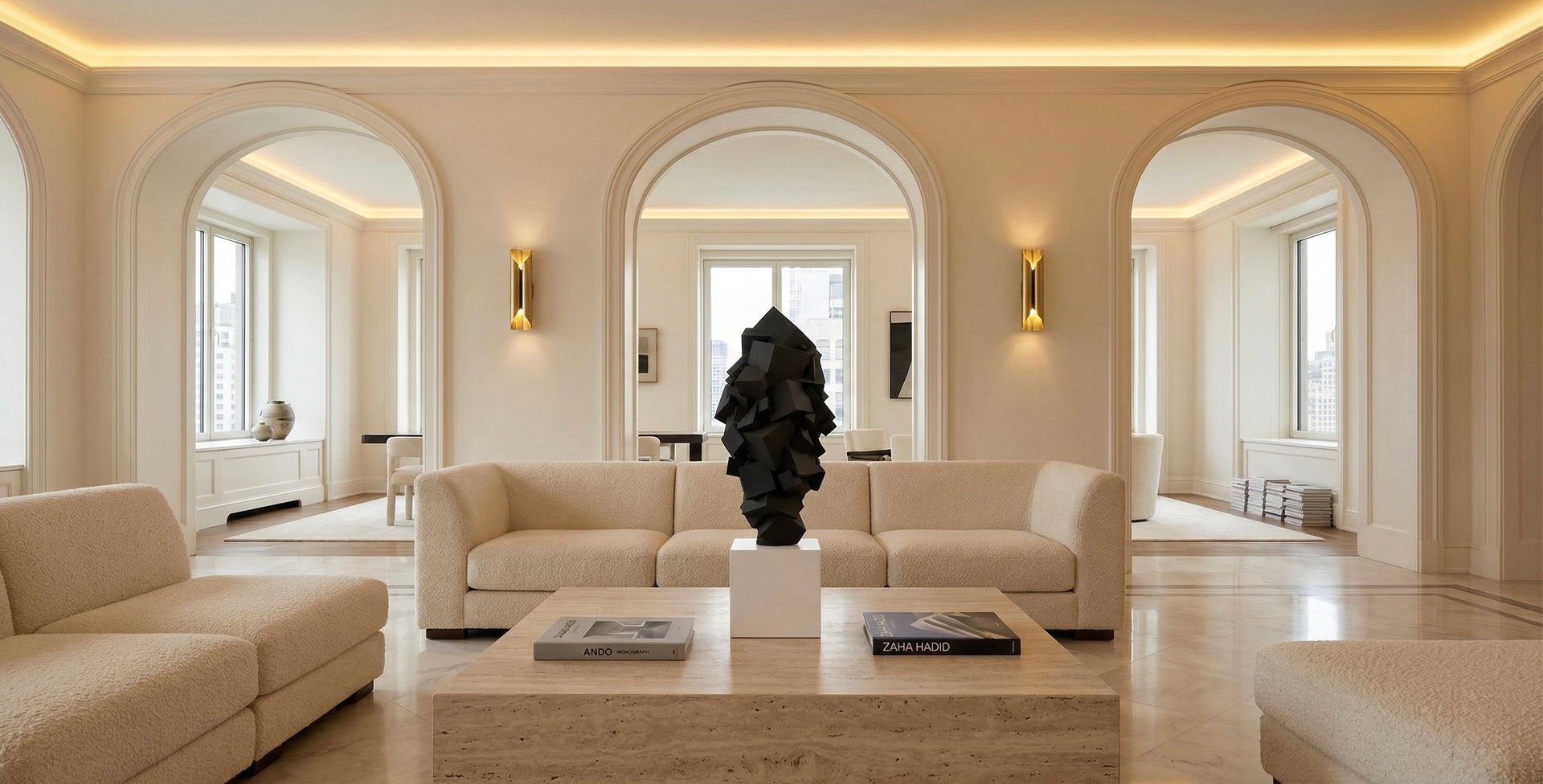 Pyrite Sculpture by Stanislas Garaud interior N-Y