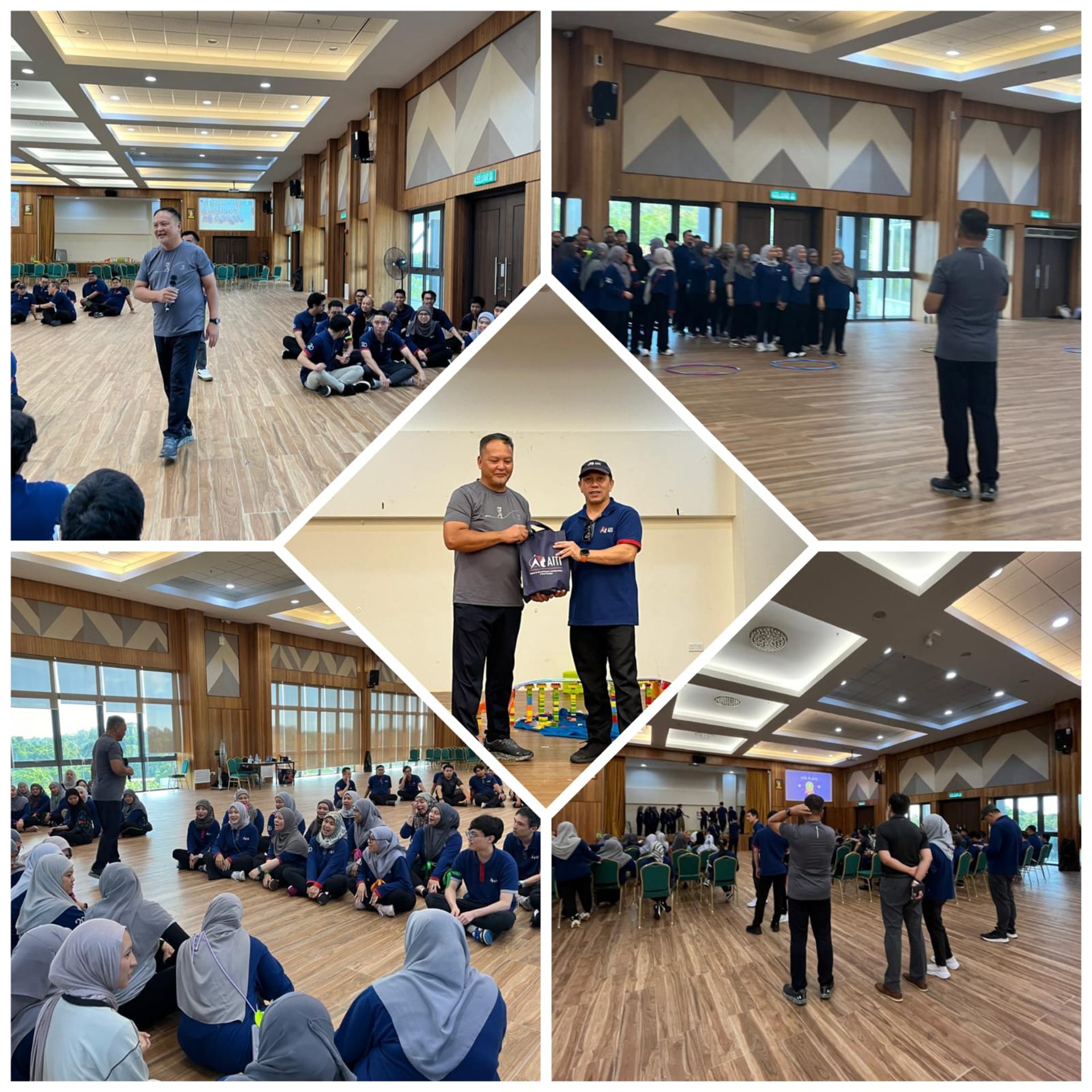 an abstract photo of a curved building with a blue sky in the background
