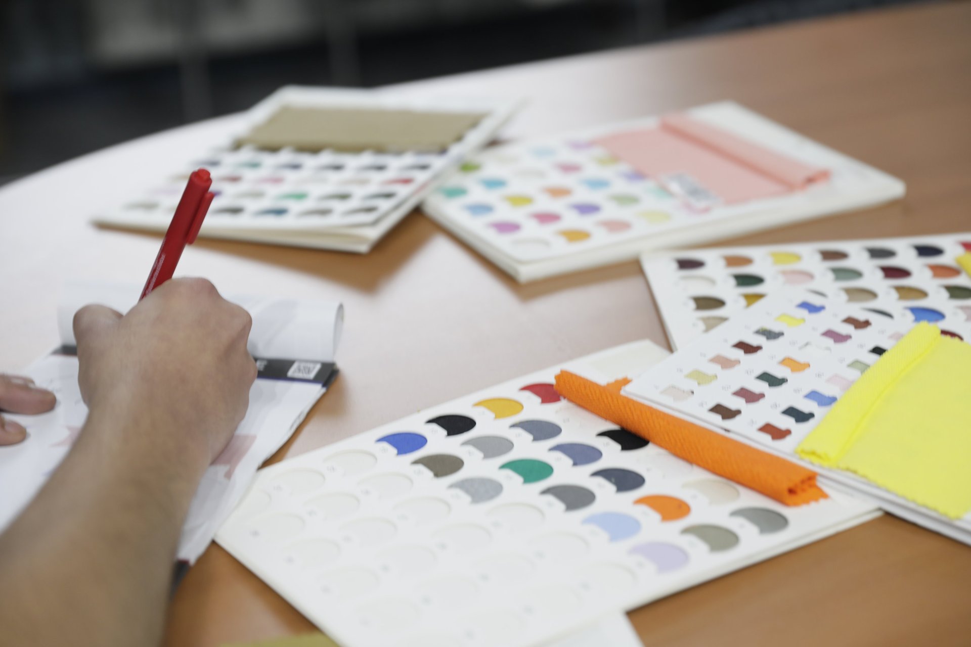 black blue and yellow textile