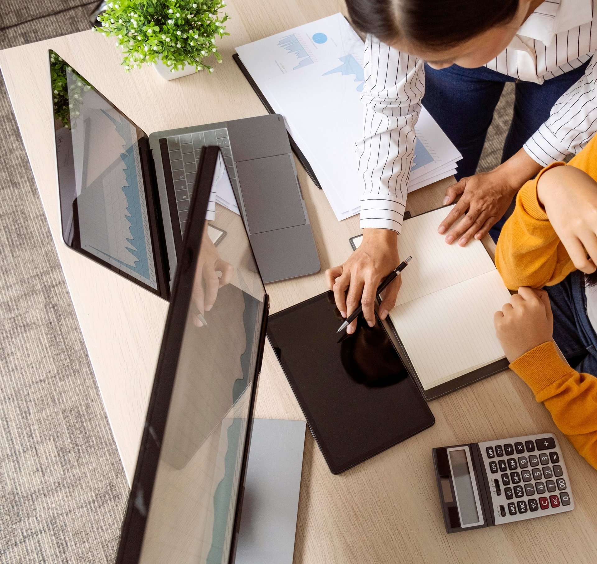 black blue and yellow textile