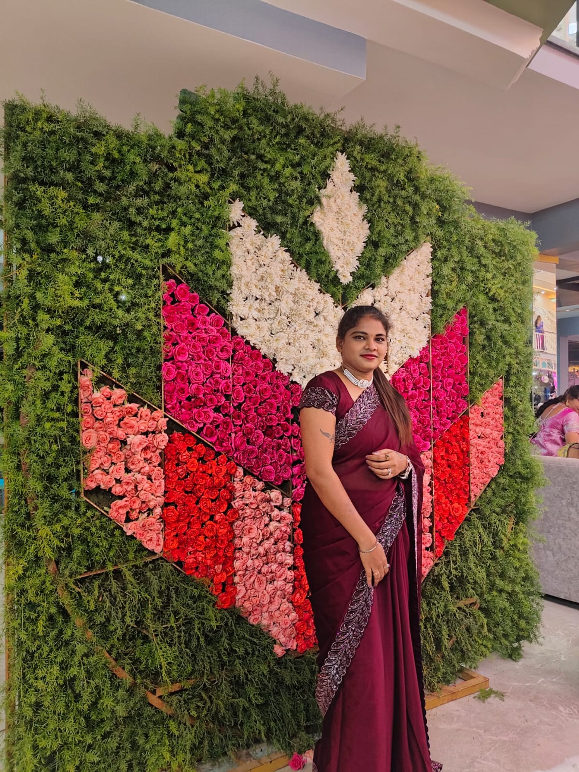 an abstract photo of a curved building with a blue sky in the background