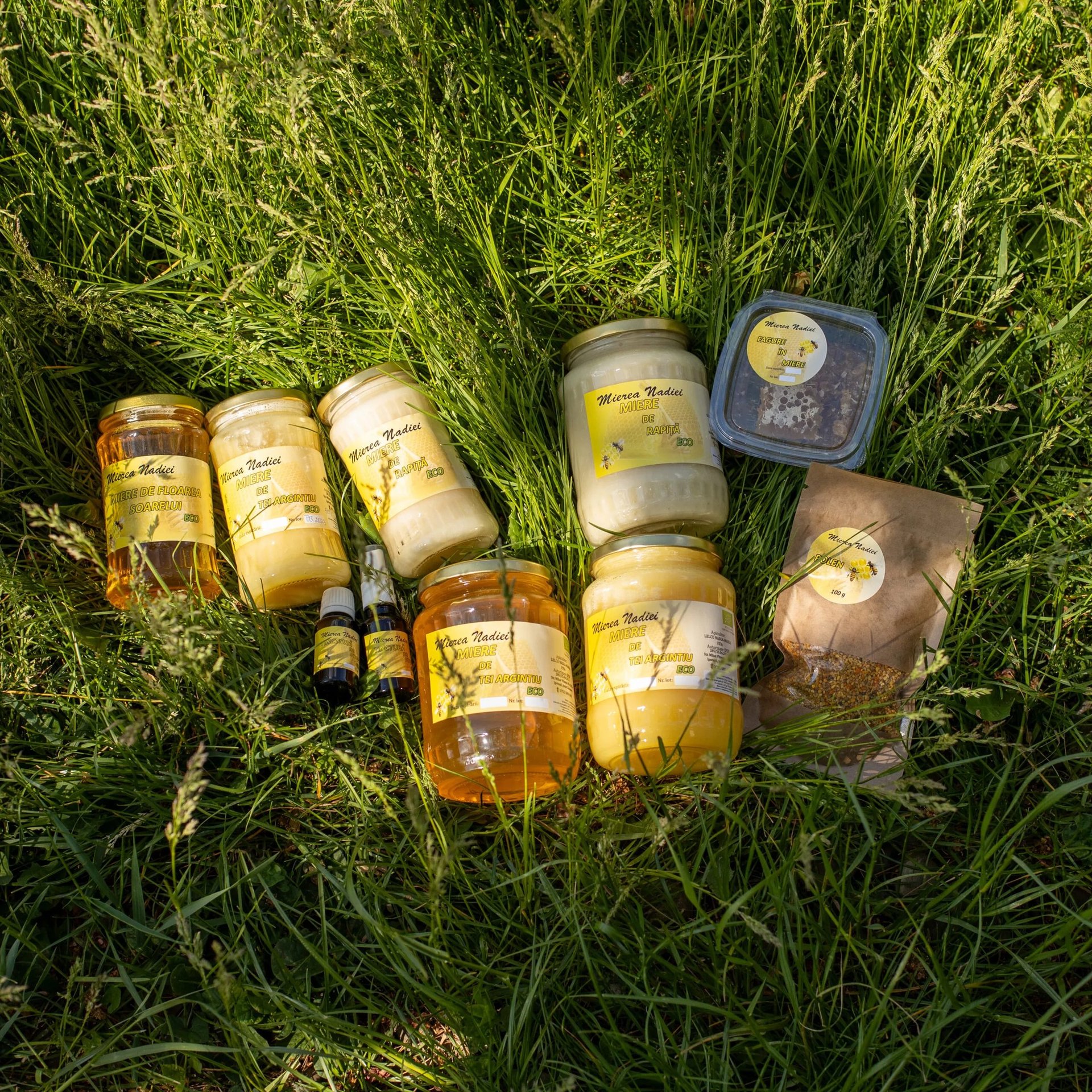 red and green flower petals on brown paper bag