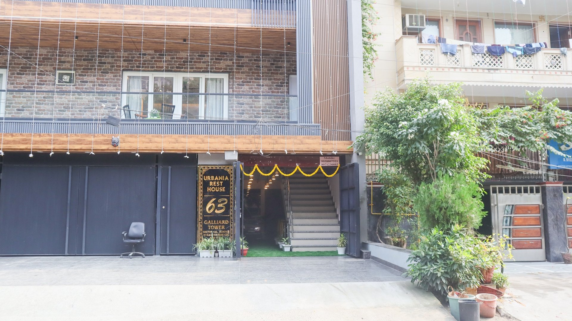 three clear glass chandeliers
