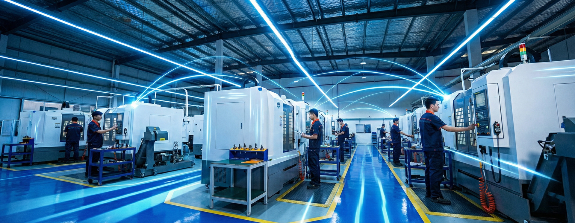 an abstract photo of a curved building with a blue sky in the background