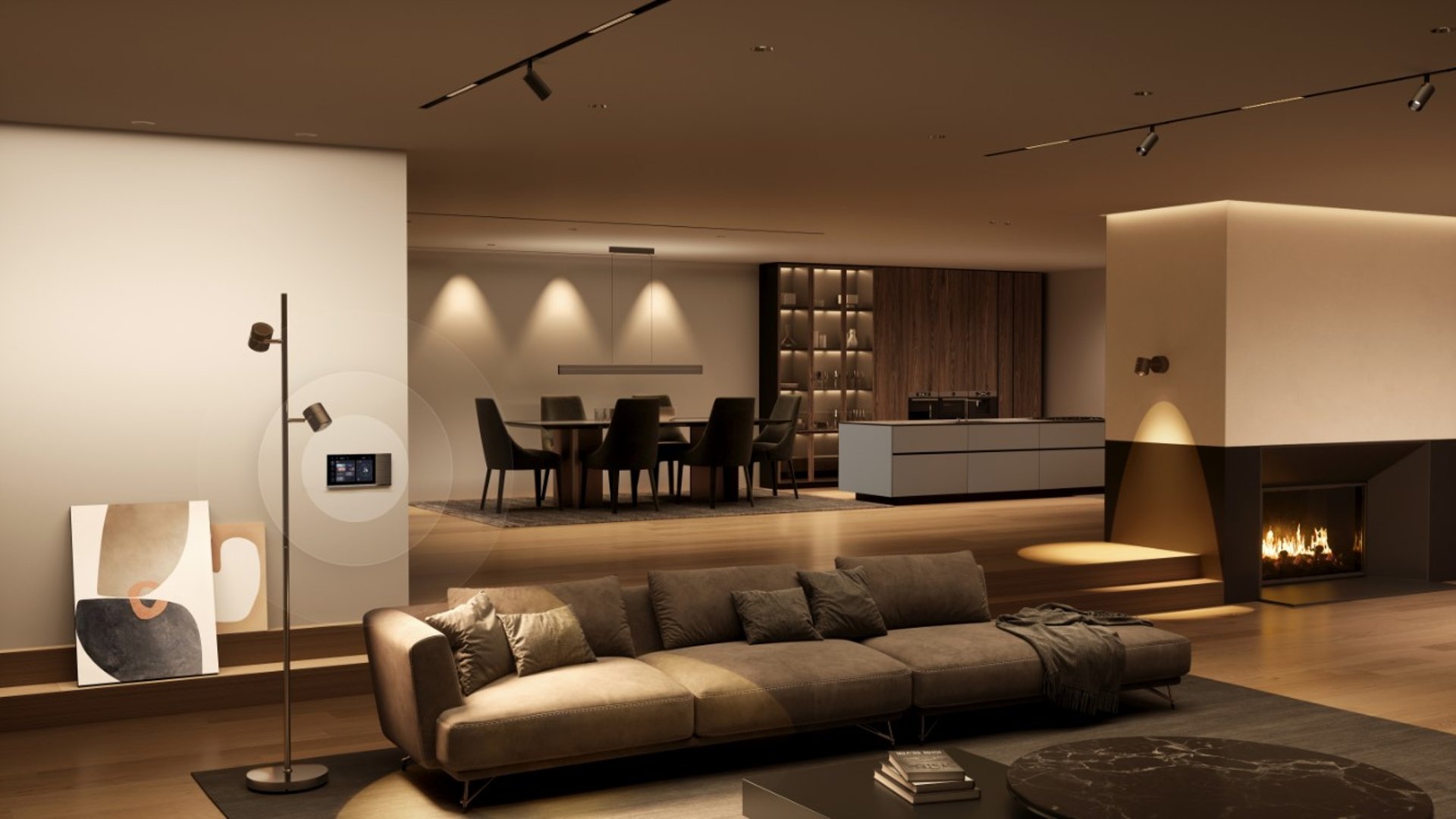 an abstract photo of a curved building with a blue sky in the background