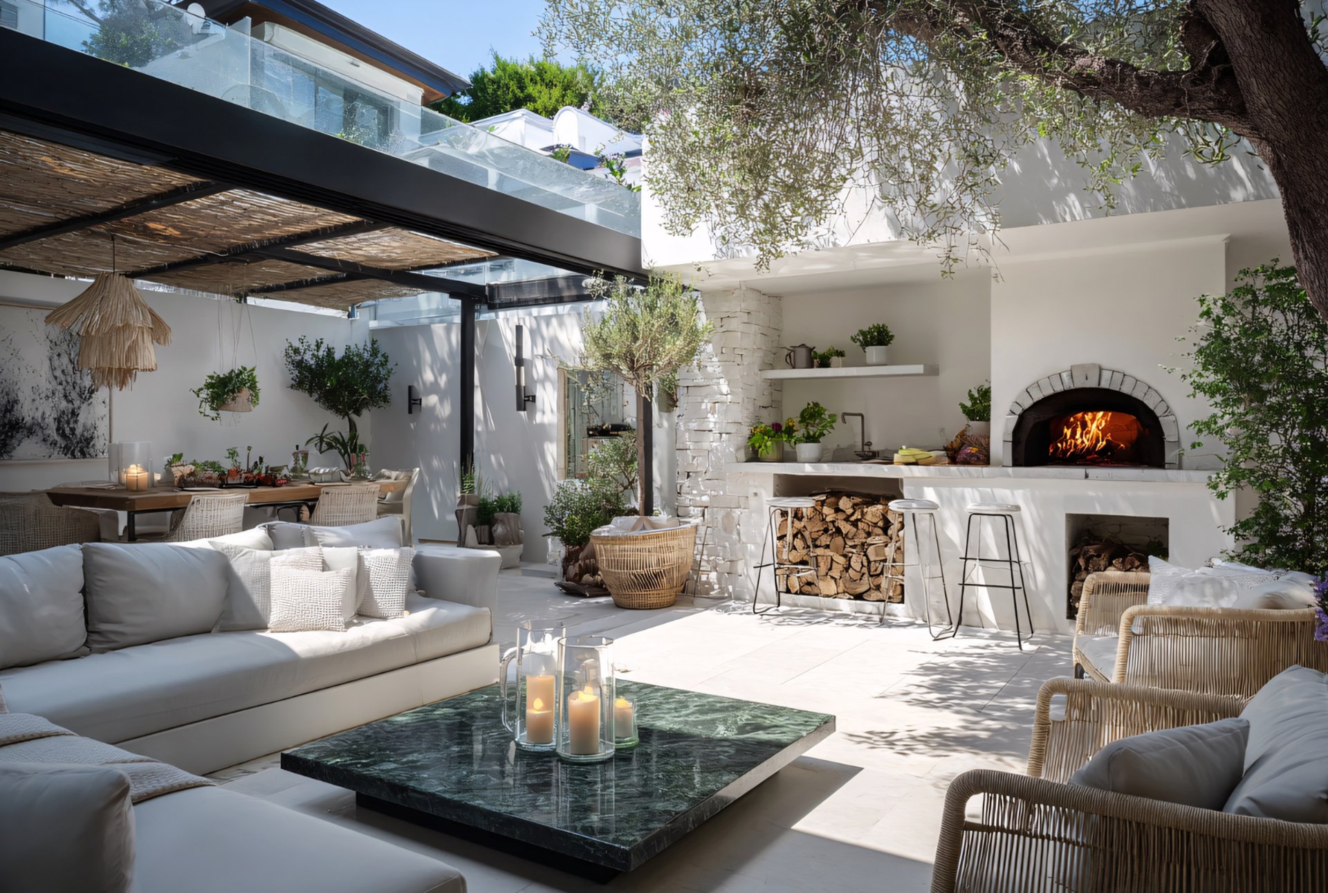 black and white bed linen