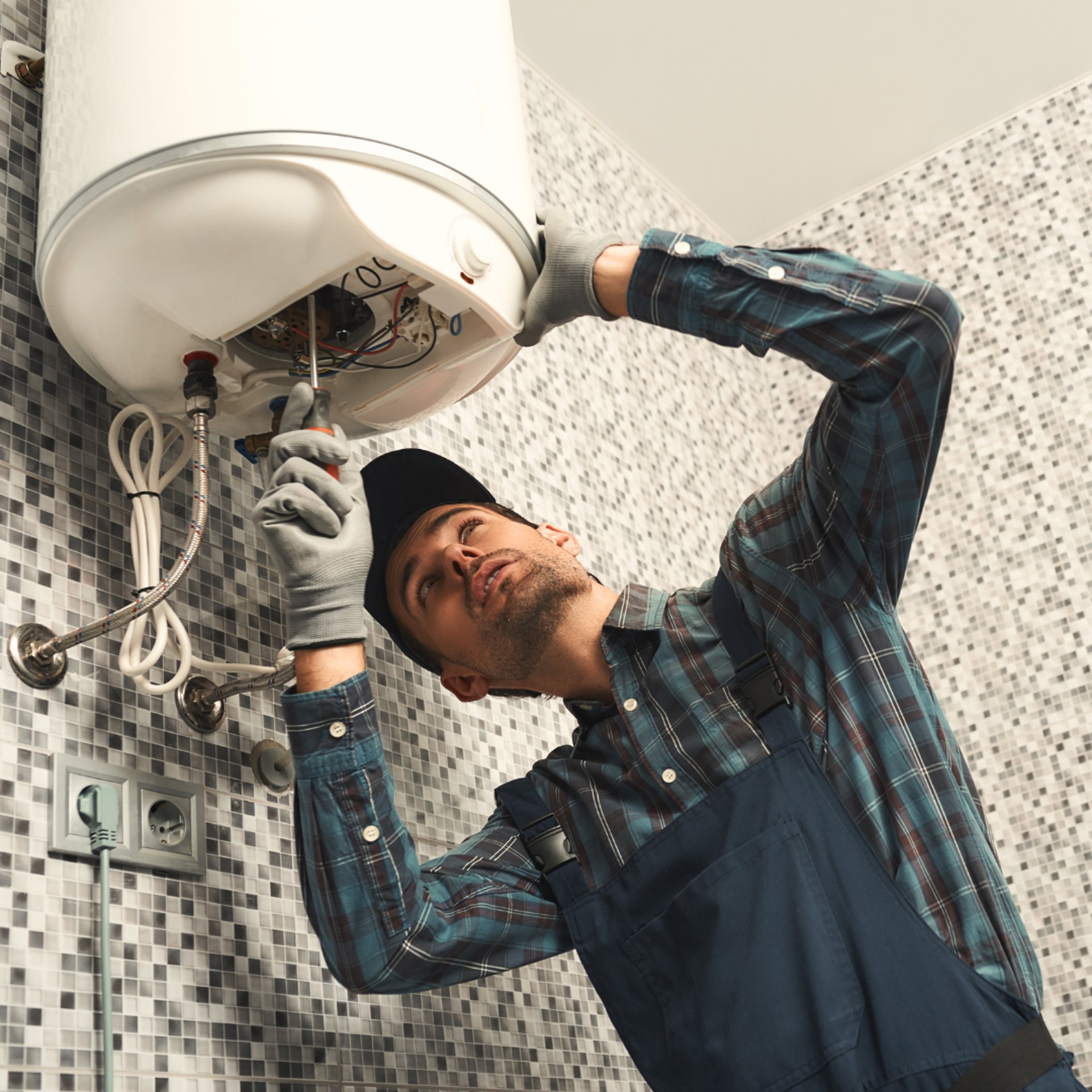 a couple of white electrical outlets sitting next to each other