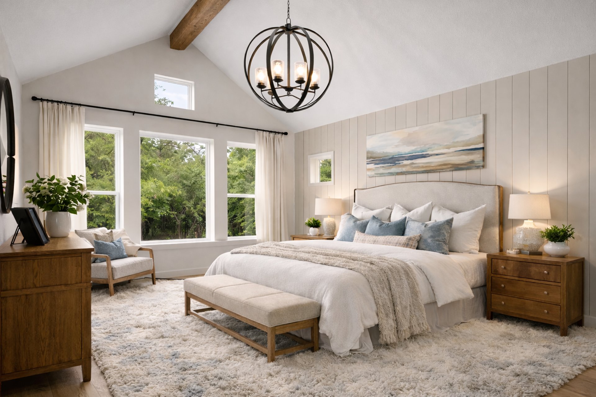 black and white bed linen