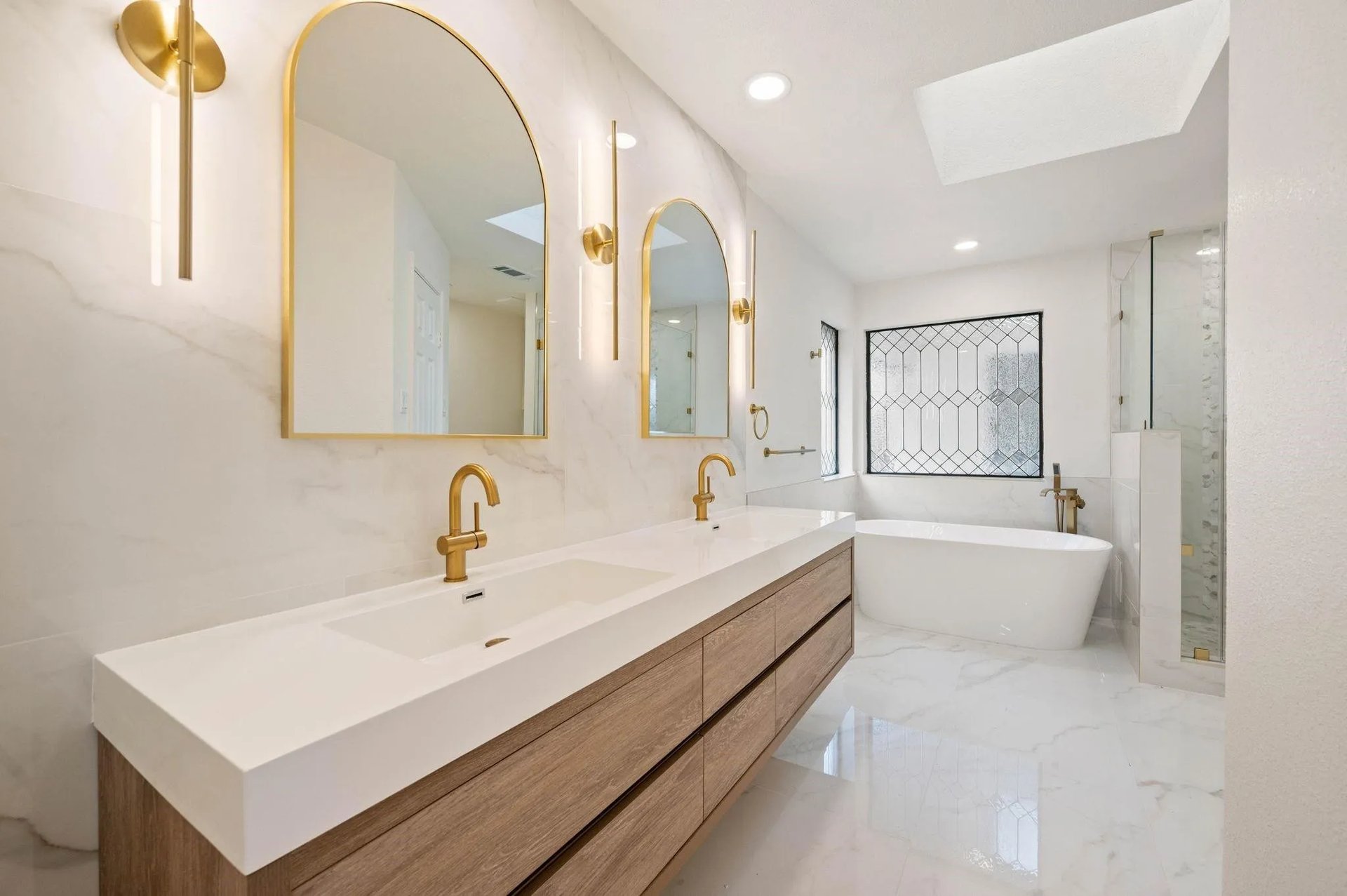 black and brown leather padded tub sofa