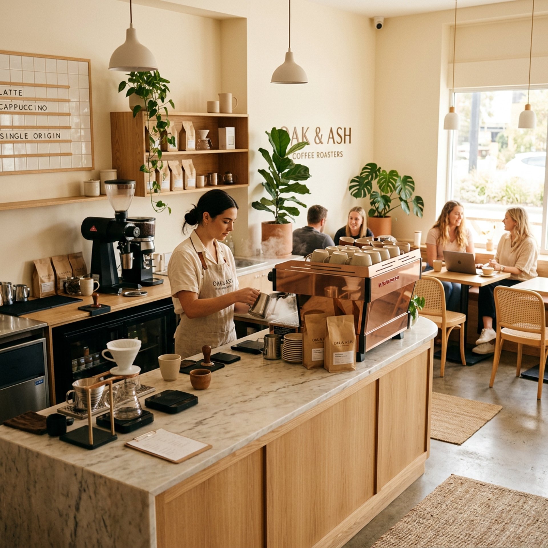 an abstract photo of a curved building with a blue sky in the background