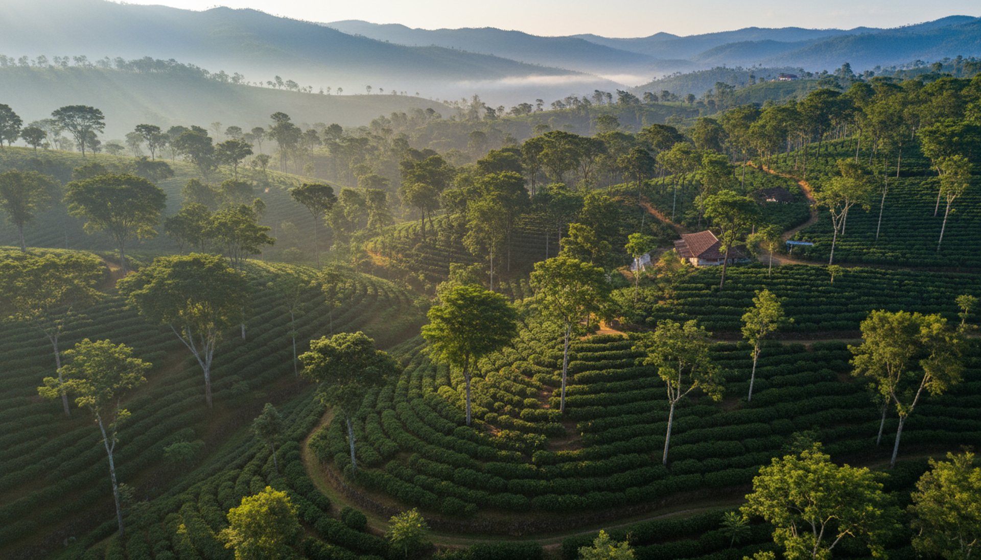 an abstract photo of a curved building with a blue sky in the background