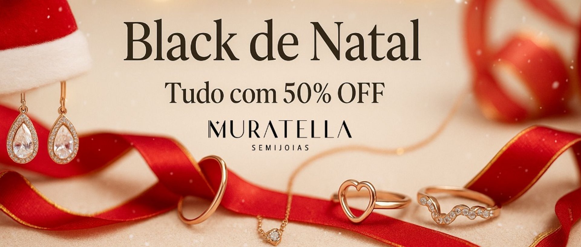 three gold rings in a white box